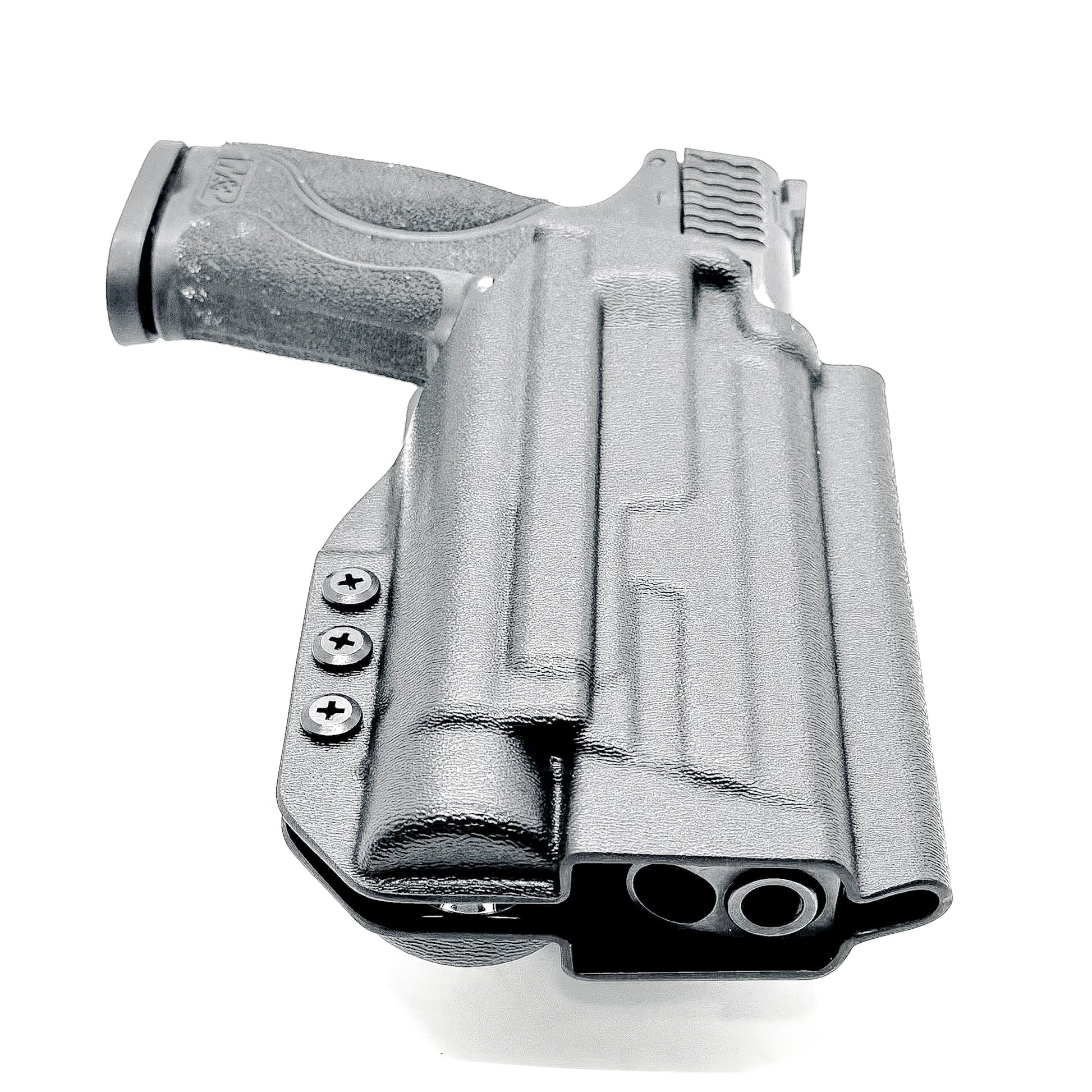 For the best Outside Waistband OWB Smith & Wesson M2.0 5" 9MM pistol & Streamlight TLR-1 HL-X Duty & Competition Style Holster, shop Four Brothers Holsters.