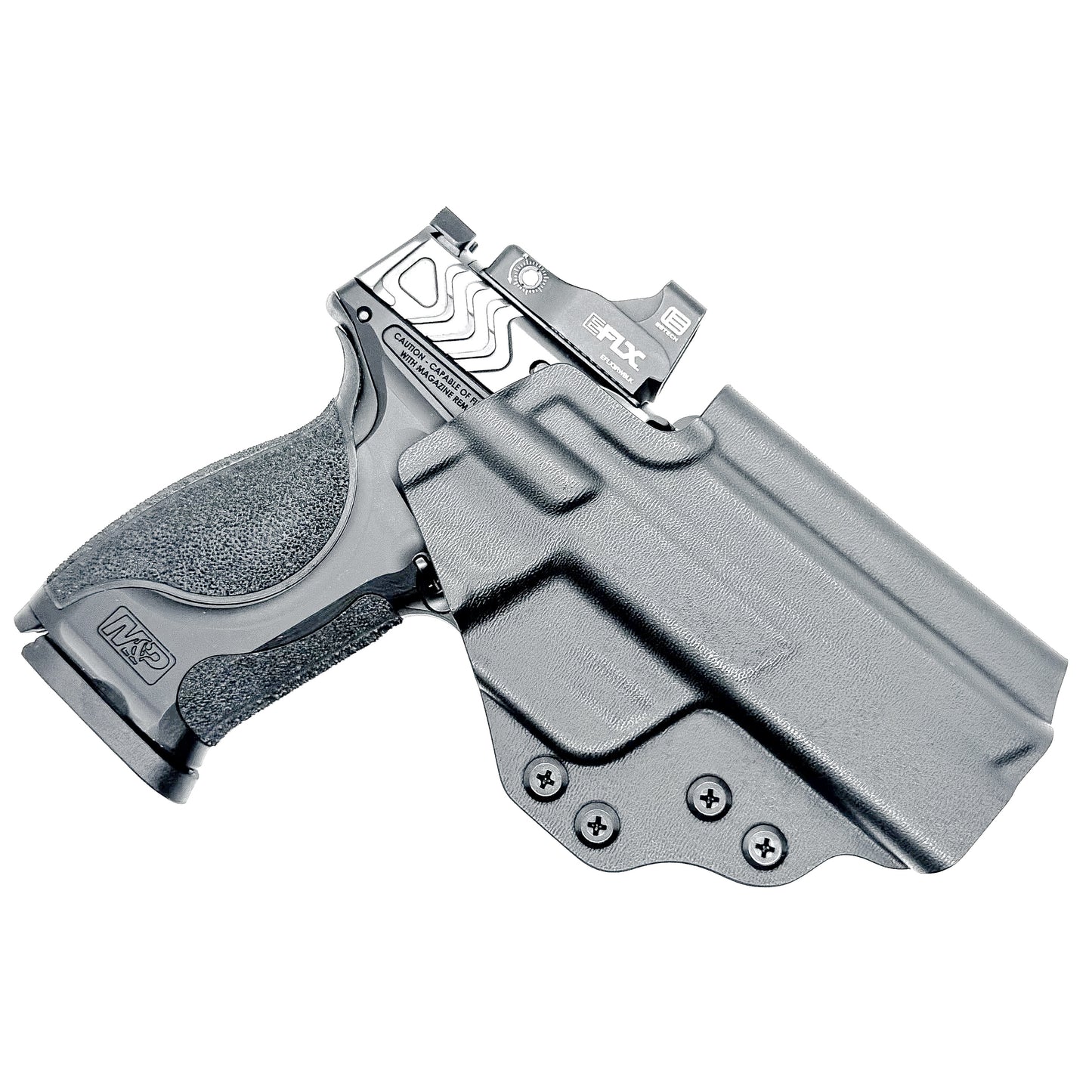 Black Smith & Wesson M&P 9 M2.0 Metal and Metal Carry Comp OWB Holster