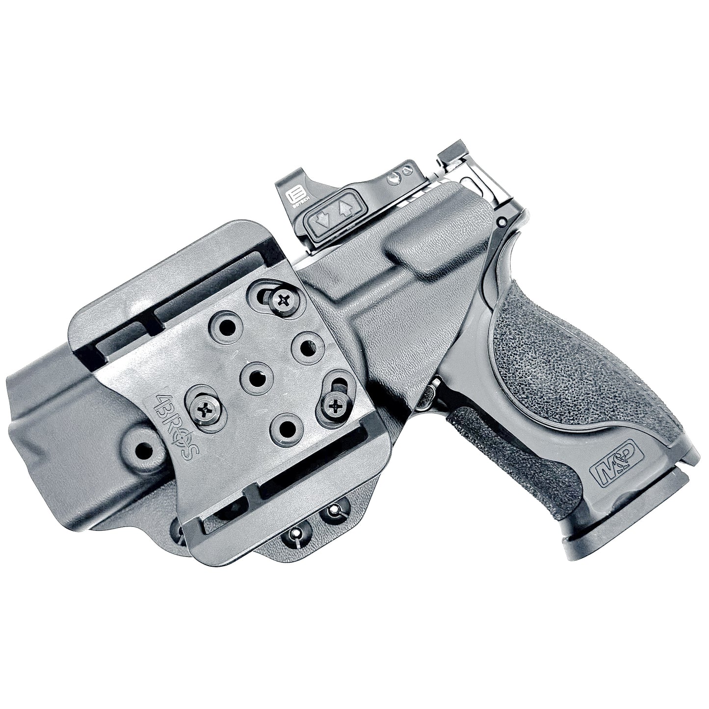 Black Smith & Wesson M&P 9 M2.0 Metal and Metal Carry Comp OWB Holster