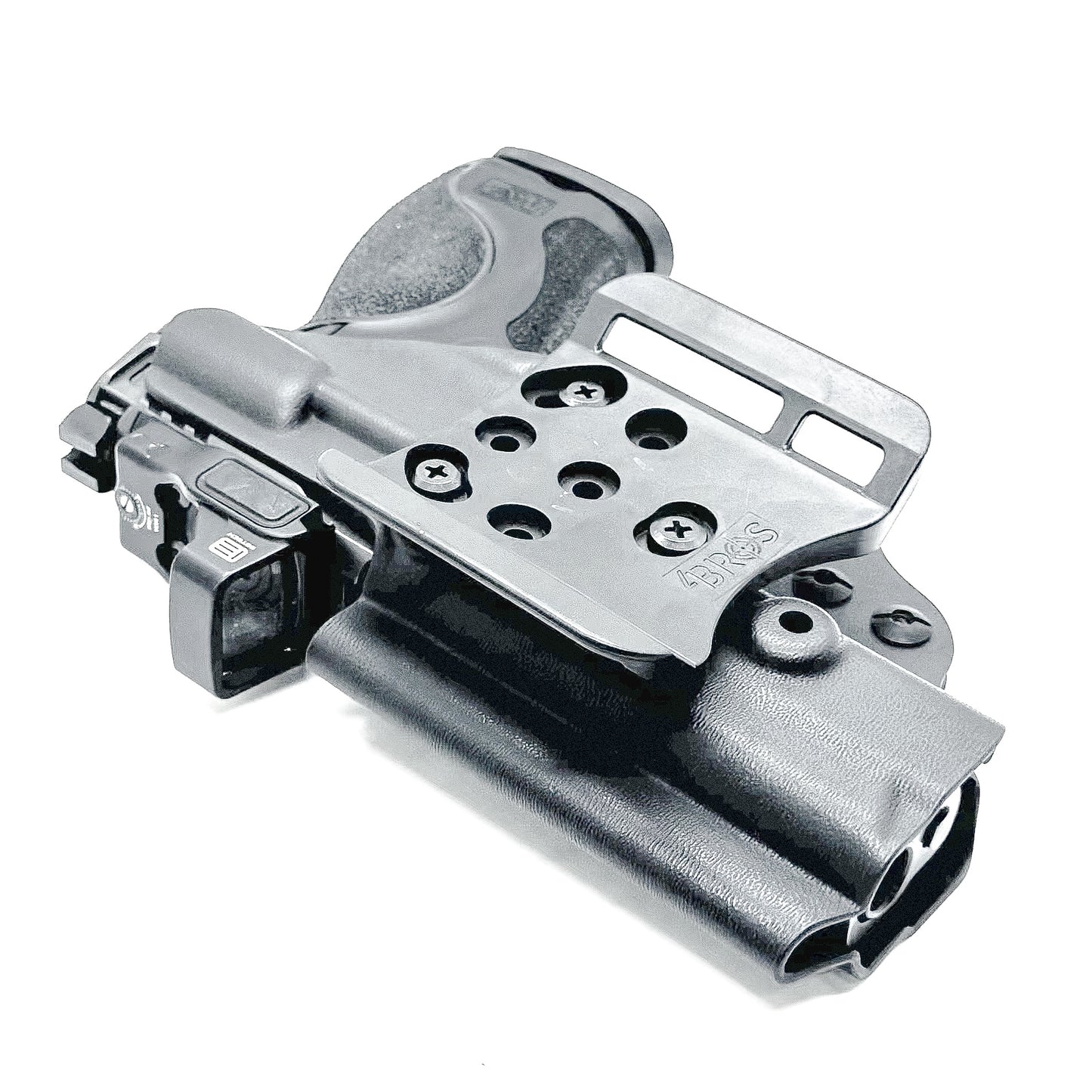Black Smith & Wesson M&P 9 M2.0 Metal and Metal Carry Comp OWB Holster