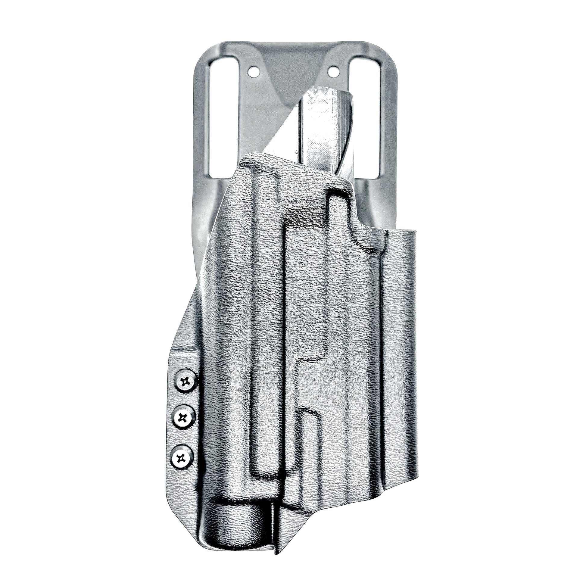 Outside Waistband Smith & Wesson 4.25" 9mm pistol & Streamlight TLR-1 HL-X Duty & Competition Style Kydex Holster