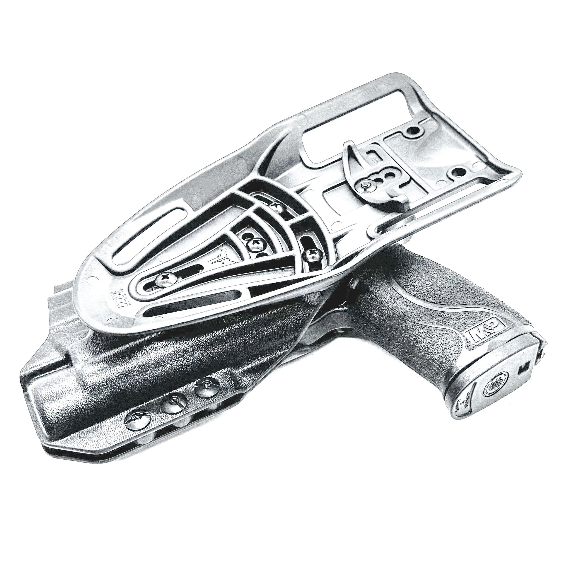 Outside Waistband Smith & Wesson 4.25" 9mm pistol & Streamlight TLR-1 HL-X Duty & Competition Style Kydex Holster