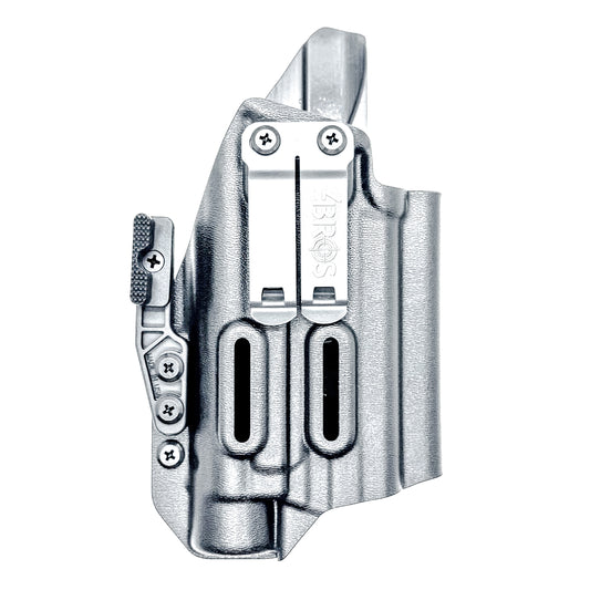 Inside Waistband IWB for the Smith & Wesson  4" M&P 10MM M2.0 with the Streamlight TLR-1 HL-X Kydex Holster from Four Brothers 4BROS Holsters.