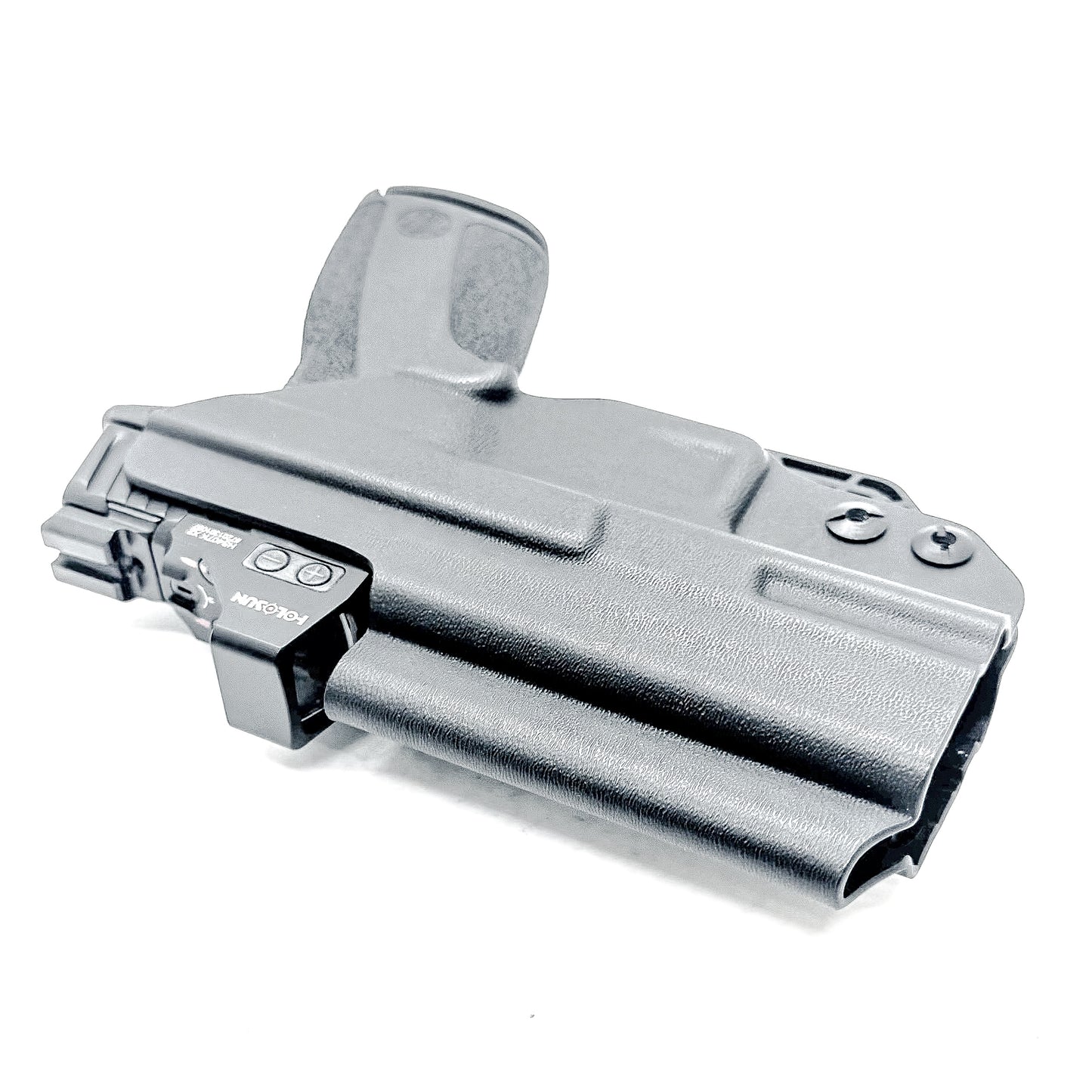 Precision-molded IWB holster for Smith & Wesson M&P Shield X. Adjustable retention, sweat-guard protection, optic-cut ready, and proudly made in the USA