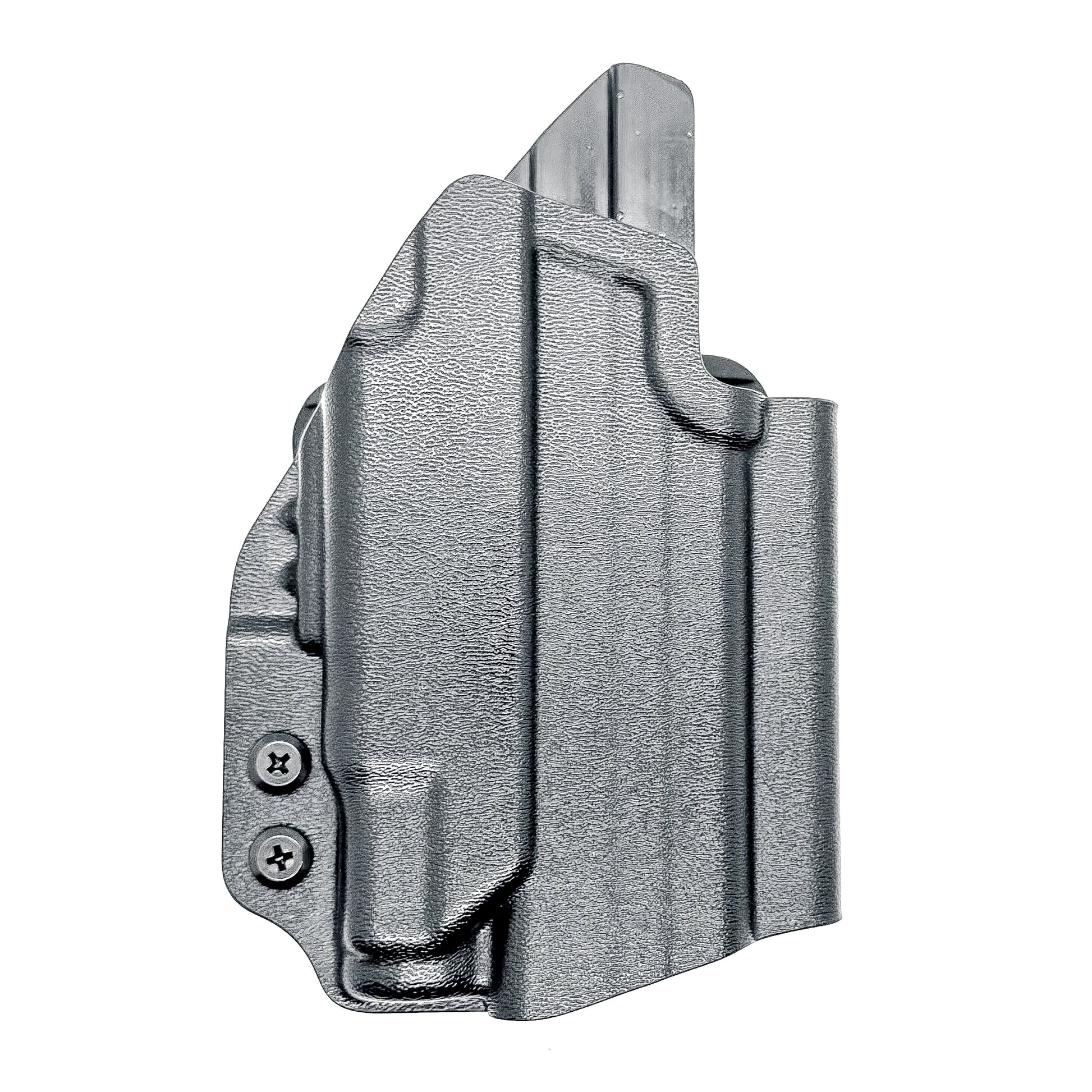 Outside Waistband OWB holster for S&W M&P Shield X with Streamlight TLR-7 Sub (#3 Key). Optics-ready, adjustable retention, open muzzle, USA-made quality.