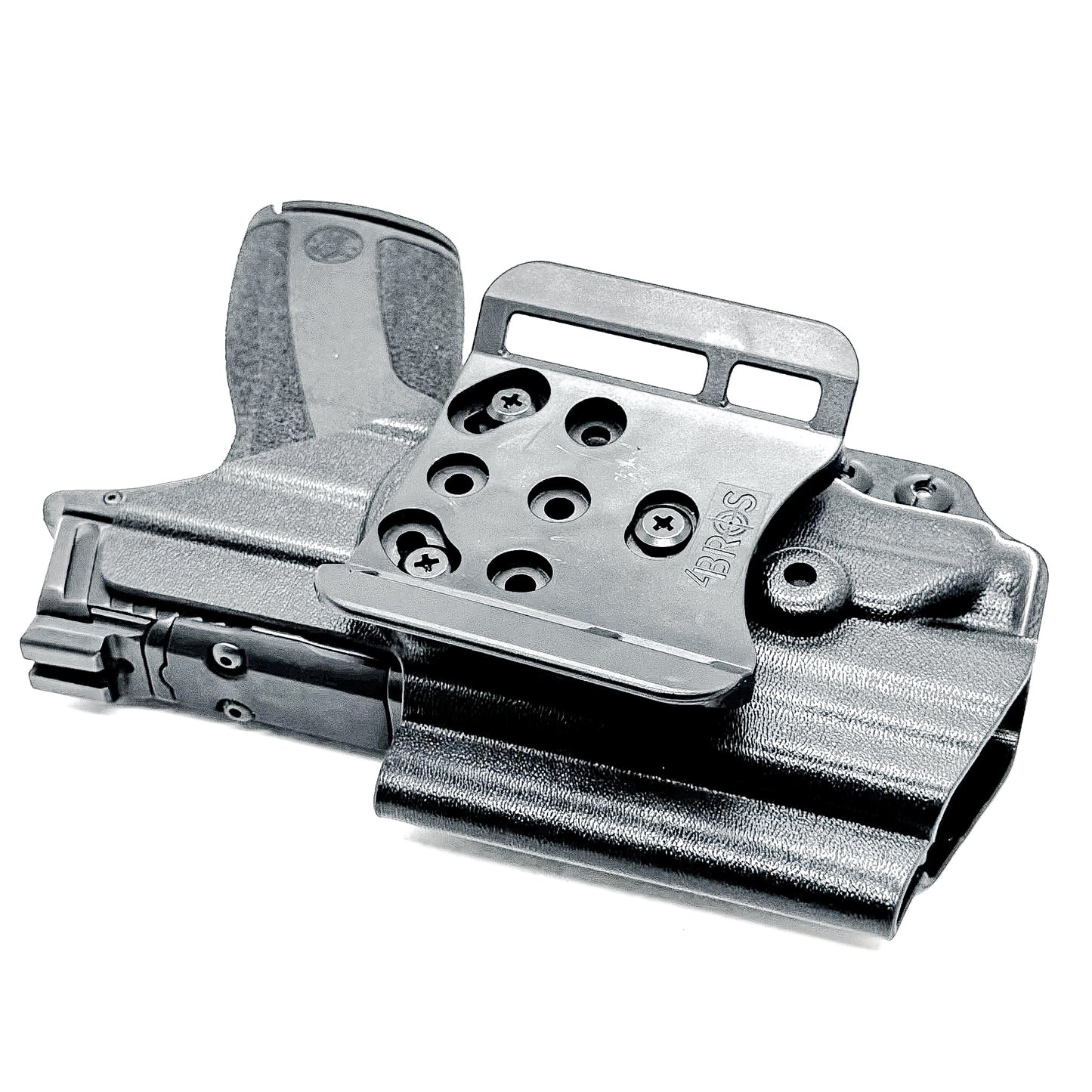 Outside Waistband OWB holster for S&W M&P Shield X with Streamlight TLR-7 Sub (#3 Key). Optics-ready, adjustable retention, open muzzle, USA-made quality.