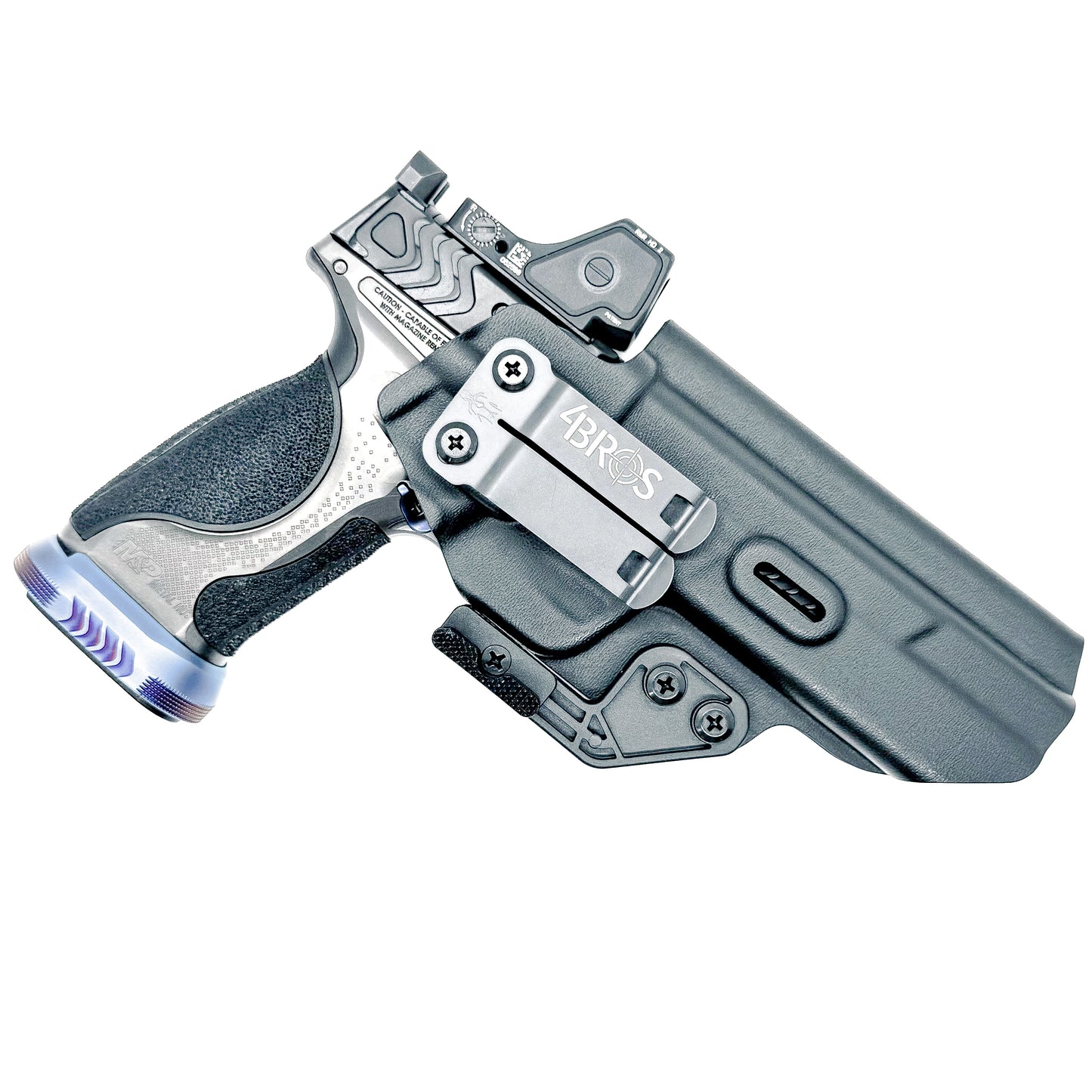 Smith & Wesson SPEC Series M&P 9 Metal M2.0 Inside Waistband Holster in black with Monoblock and Modwing