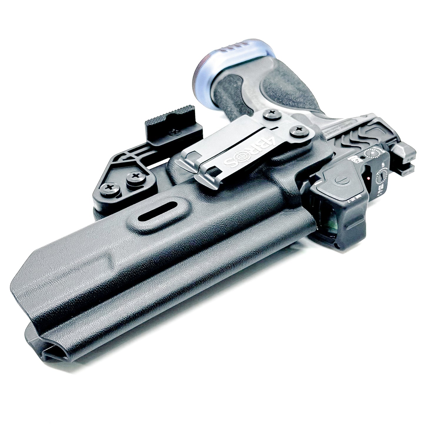 Smith & Wesson SPEC Series M&P 9 Metal M2.0 Inside Waistband Holster in black with Monoblock and Modwing