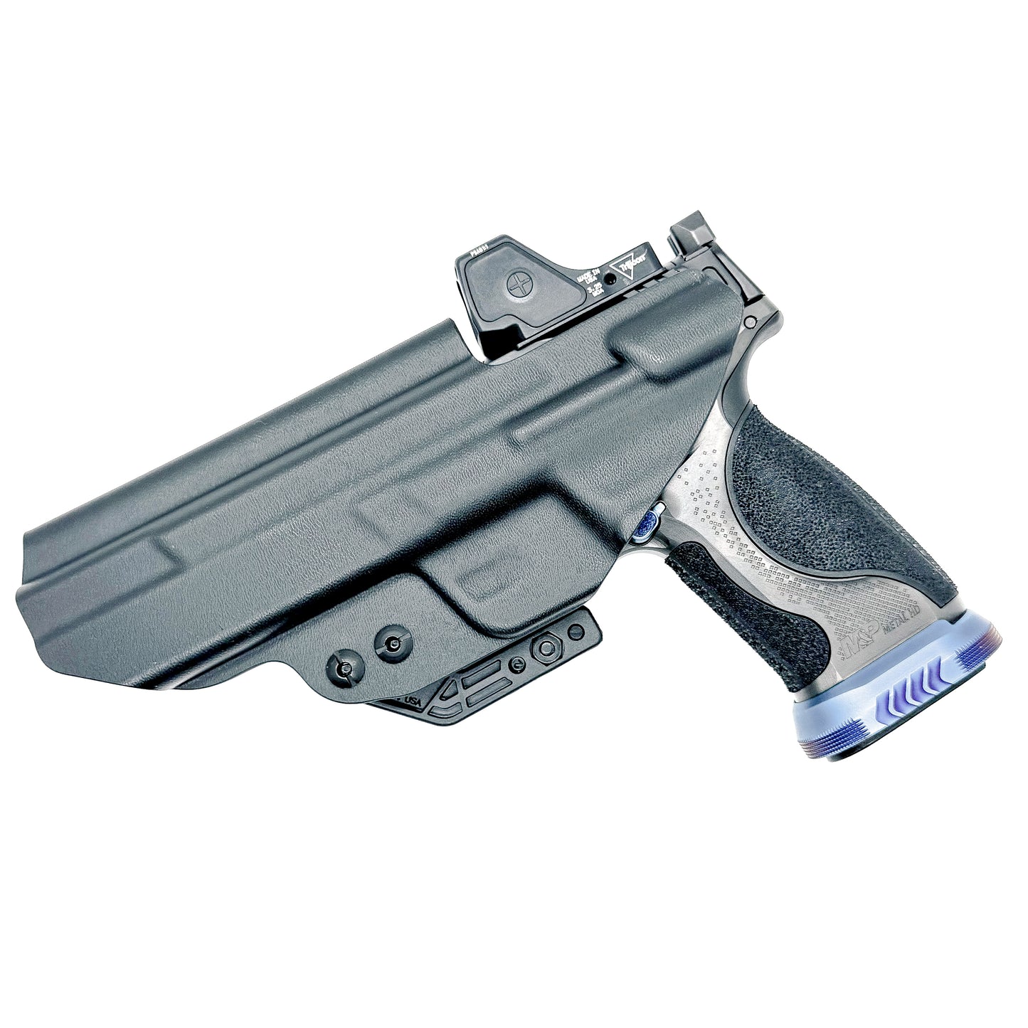 Smith & Wesson SPEC Series M&P 9 Metal M2.0 Inside Waistband Holster in black with Monoblock and Modwing