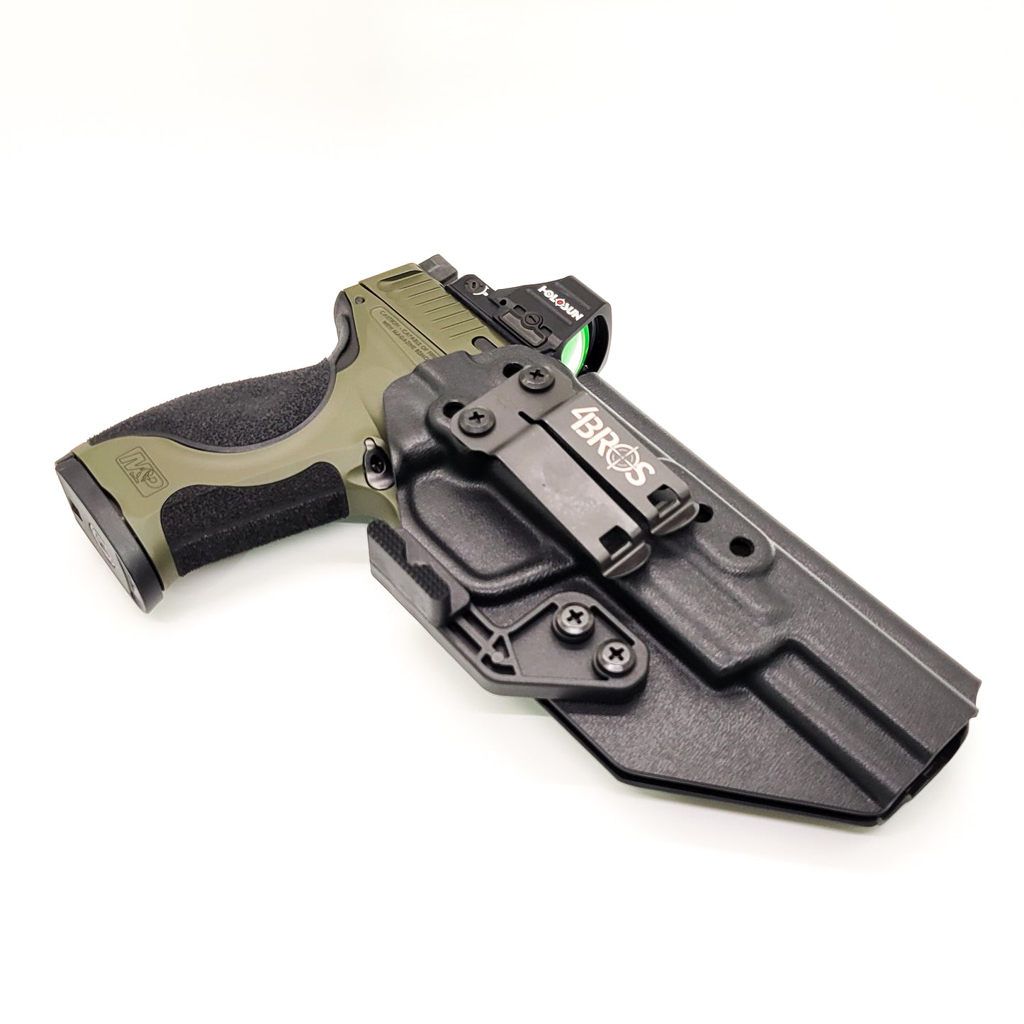 For the Best IWB AIWB Inside Waistband Kydex Taco Holster for the Smith & Wesson 2023 SPEC Series M&P 9 Metal M2.0 9mm pistol, shop Four Brothers Holsters.