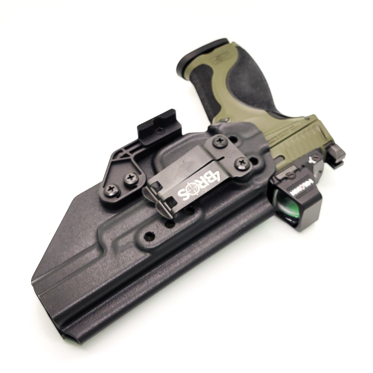 For the Best IWB AIWB Inside Waistband Kydex Taco Holster for the Smith & Wesson 2023 SPEC Series M&P 9 Metal M2.0 9mm pistol, shop Four Brothers Holsters.