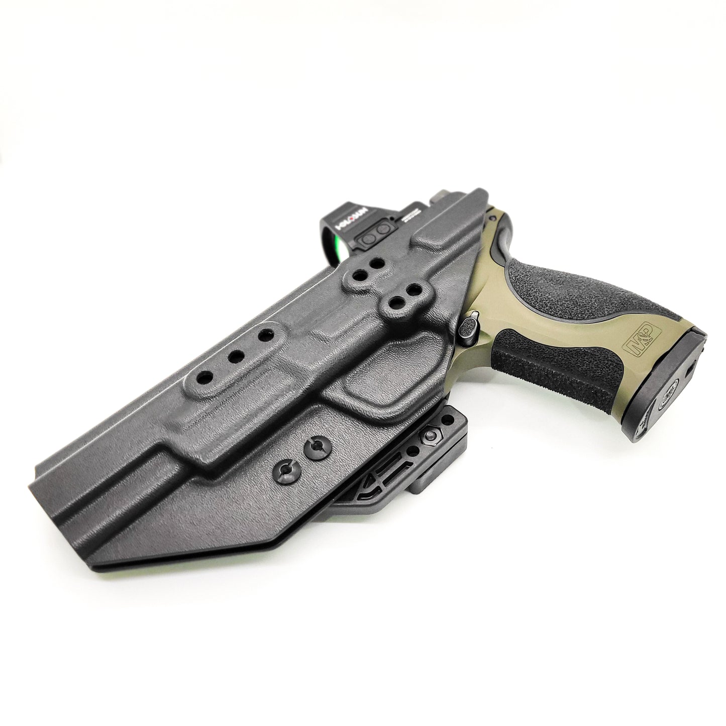 For the Best IWB AIWB Inside Waistband Kydex Taco Holster for the Smith & Wesson 2023 SPEC Series M&P 9 Metal M2.0 9mm pistol, shop Four Brothers Holsters.