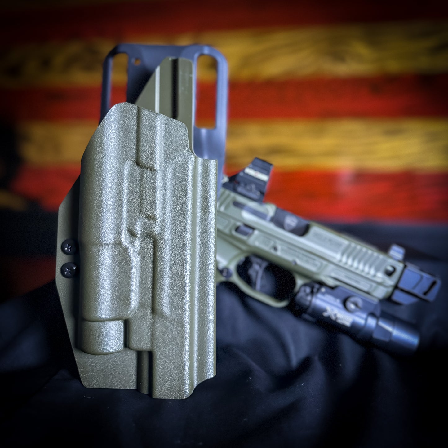 For the best Outside Waistband Smith & Wesson 2023 SPEC Series M&P 9 Metal M2.0 & Streamlight TLR-1 HL Duty & Competition Holster, shop Four Brothers Holsters.