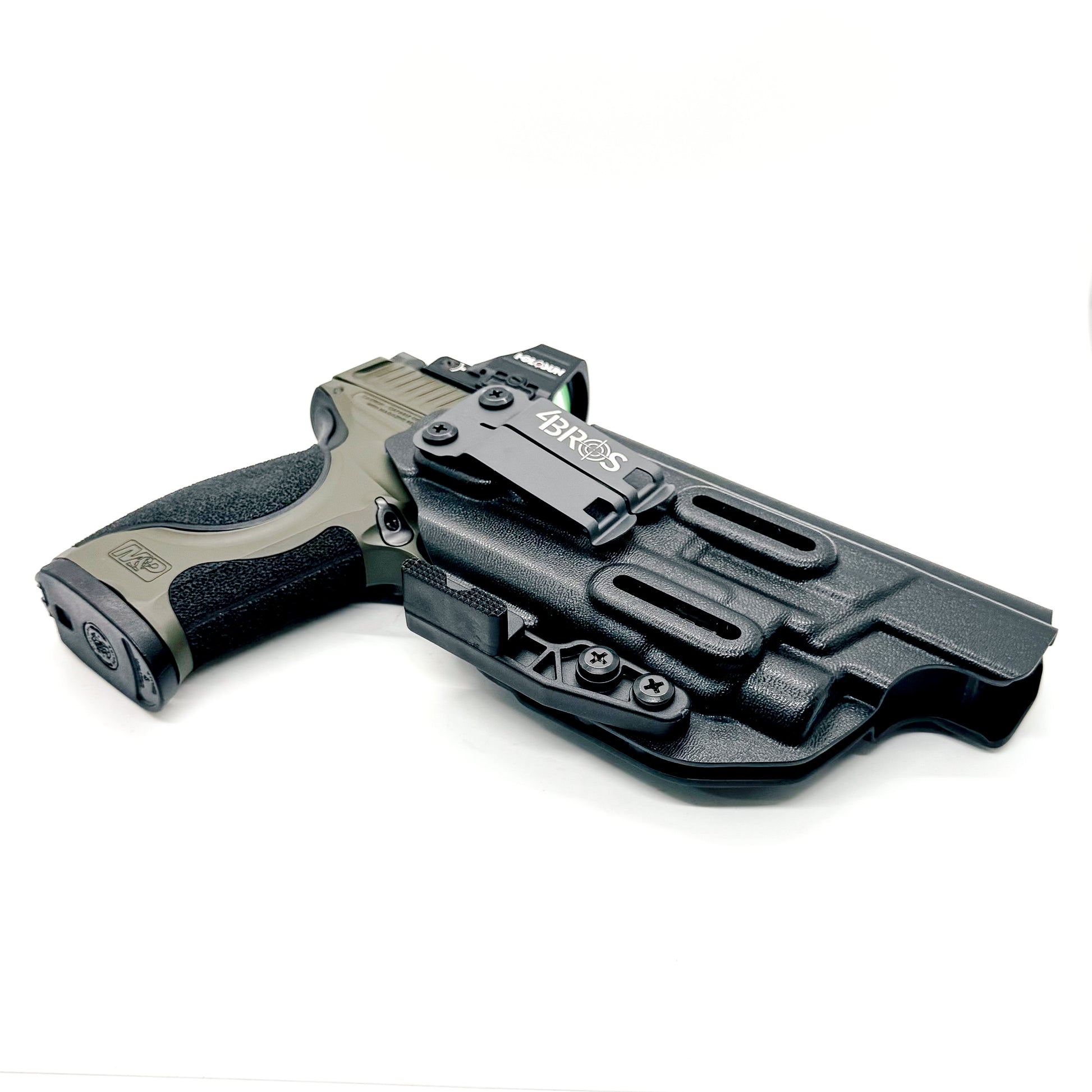 For the best IWB Holster for the Smith & Wesson 2023 SPEC Series M&P 9 Metal M2.0 & Streamlight TLR-7 X, A, & TLR-7 HL-X shop Four Brothers 4BROS Holsters.