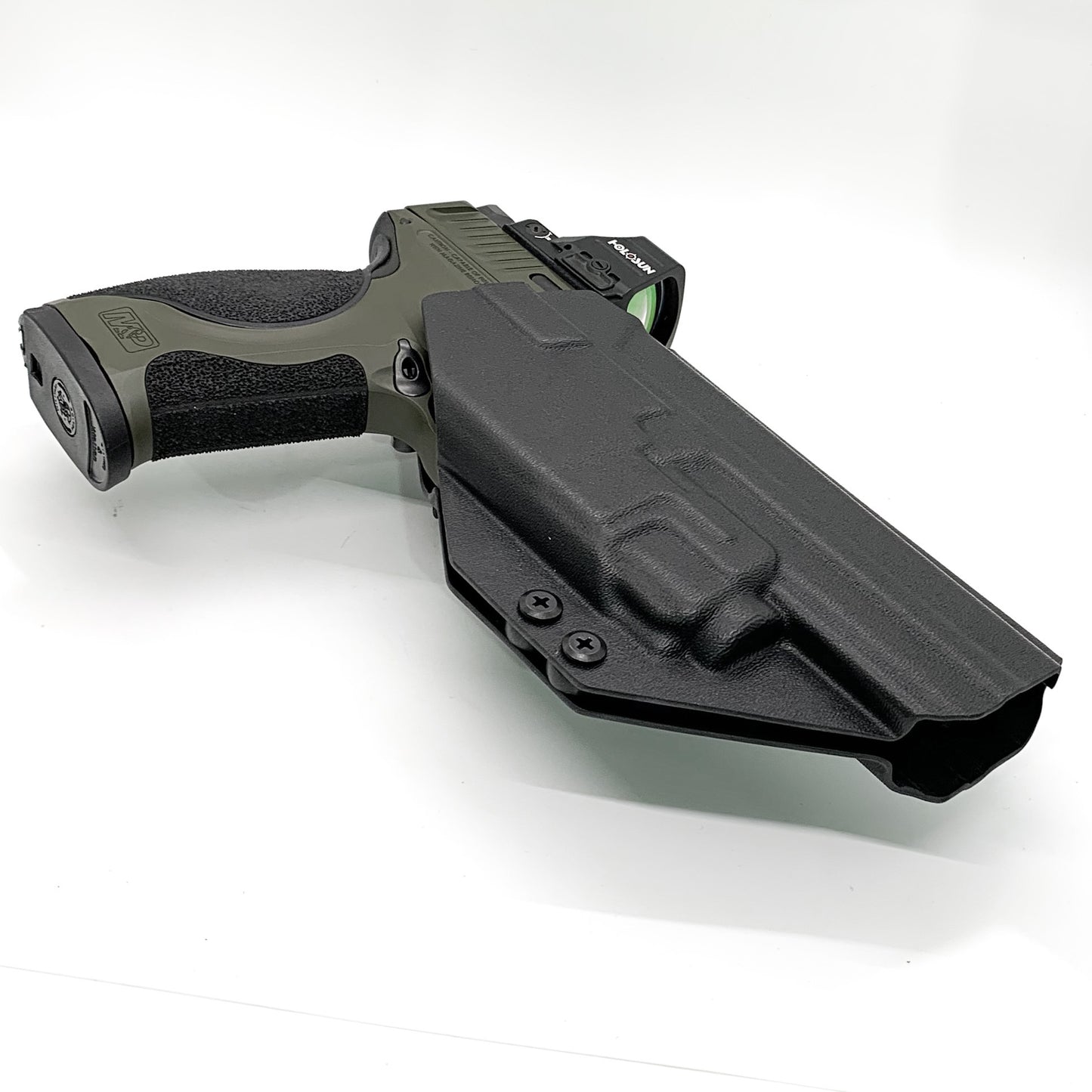 For the best Outside Waistband OWB Holster for the Smith & Wesson 2023 SPEC Series M&P 9 Metal M2.0 & Streamlight TLR-8A, shop Four Brothers 4BROS Holsters.