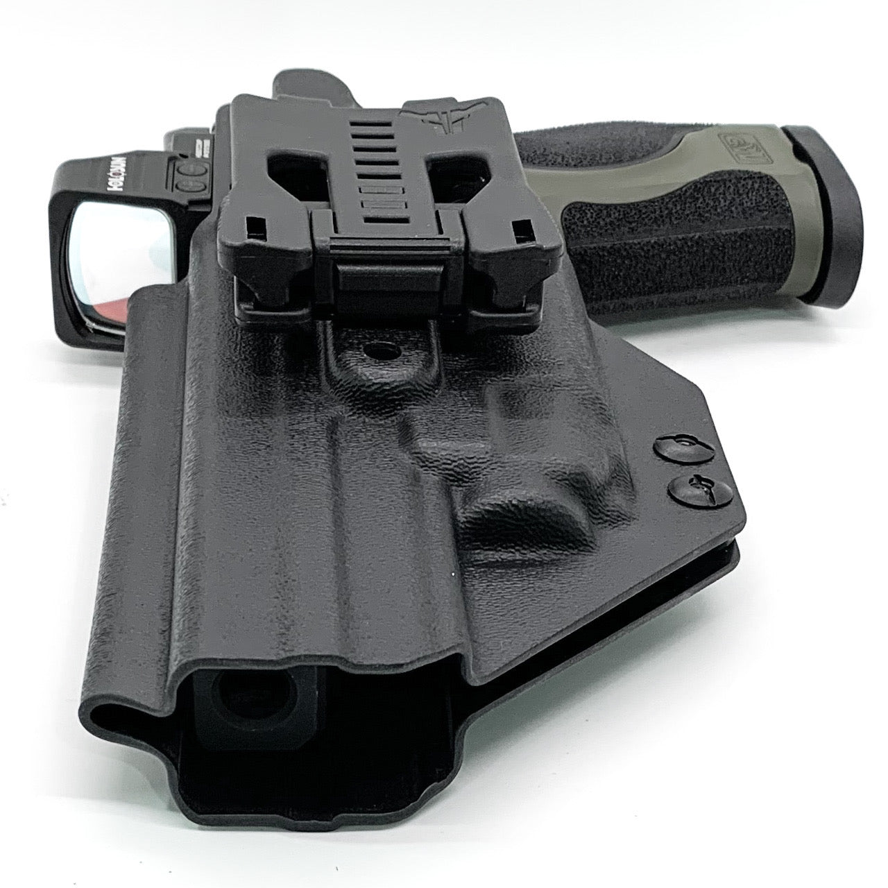 For the best Outside Waistband OWB Holster for the Smith & Wesson 2023 SPEC Series M&P 9 Metal M2.0 & Streamlight TLR-8A, shop Four Brothers 4BROS Holsters.