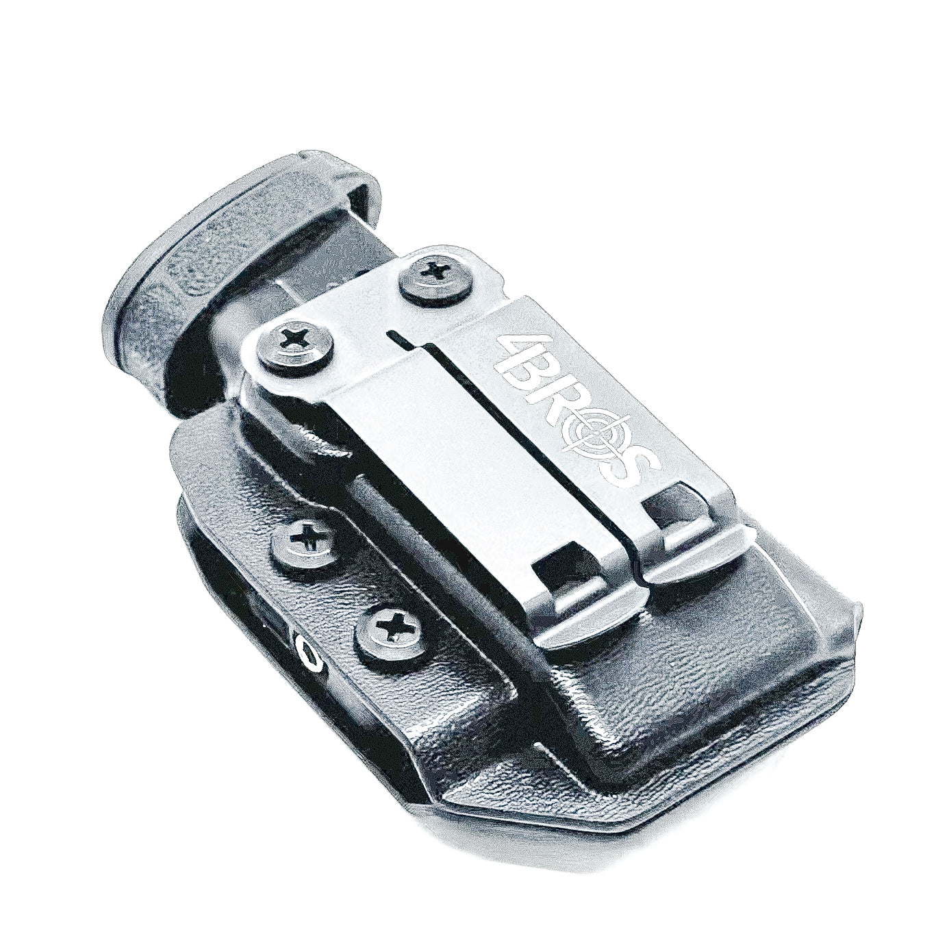 Black Kydex IWB AIWB appendix inside waistband magazine pouch for the Smith & Wesson Equalizer, shop Four Brothers 4BROS Holsters.  Proudly made in the USA.