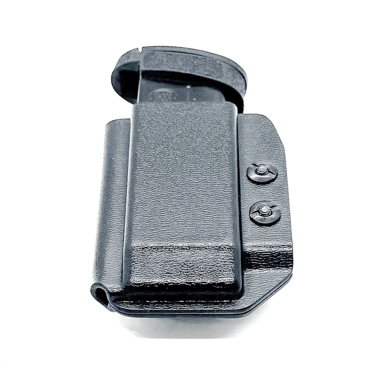 Black Kydex IWB AIWB appendix inside waistband magazine pouch for the Smith & Wesson Equalizer, shop Four Brothers 4BROS Holsters.  Proudly made in the USA.