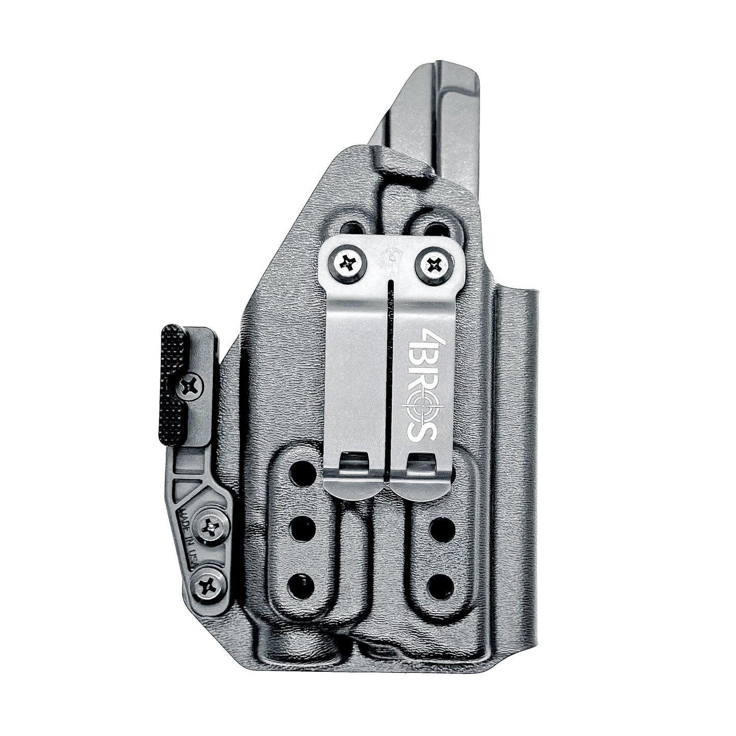 Black IWB Holster for the Smith & Wesson Equalizer with the Streamlight TLR-7 X or A with DCC Monoblock and a Modwing attached.