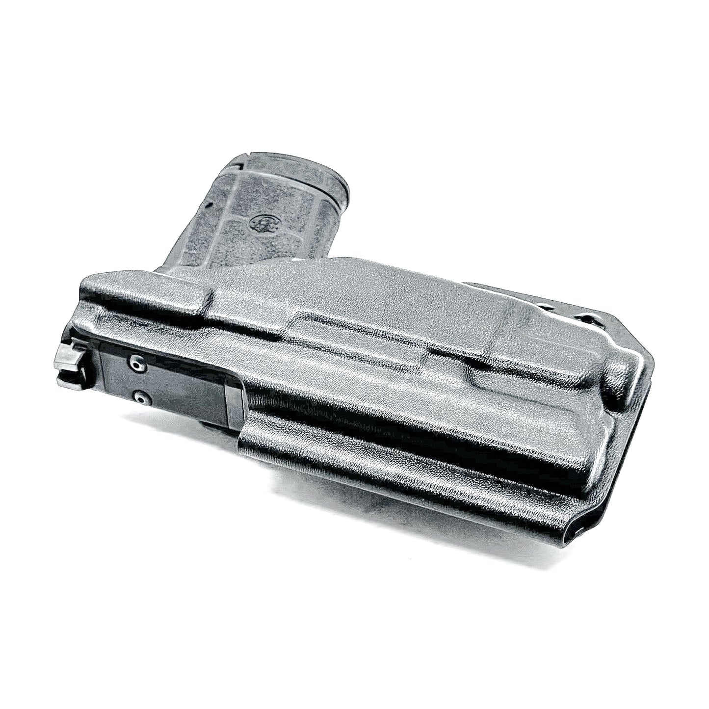 Black IWB Holster for the Smith & Wesson Equalizer with the Streamlight TLR-7 X or A with DCC Monoblock and a Modwing attached.