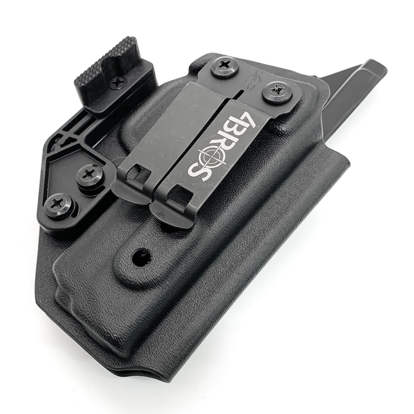 For the best IWB AIWB Inside Waistband Kydex Holster for the Smith and Wesson M&P 380 Shield EZ, shop Four Brothers 4BROS Holsters. Proudly made in the USA.