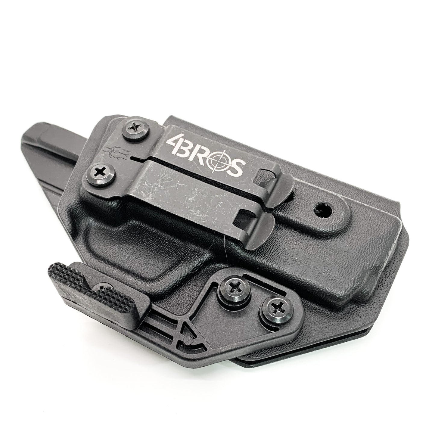For the best IWB AIWB Inside Waistband Kydex Holster for the Smith and Wesson M&P 380 Shield EZ, shop Four Brothers 4BROS Holsters. Proudly made in the USA.