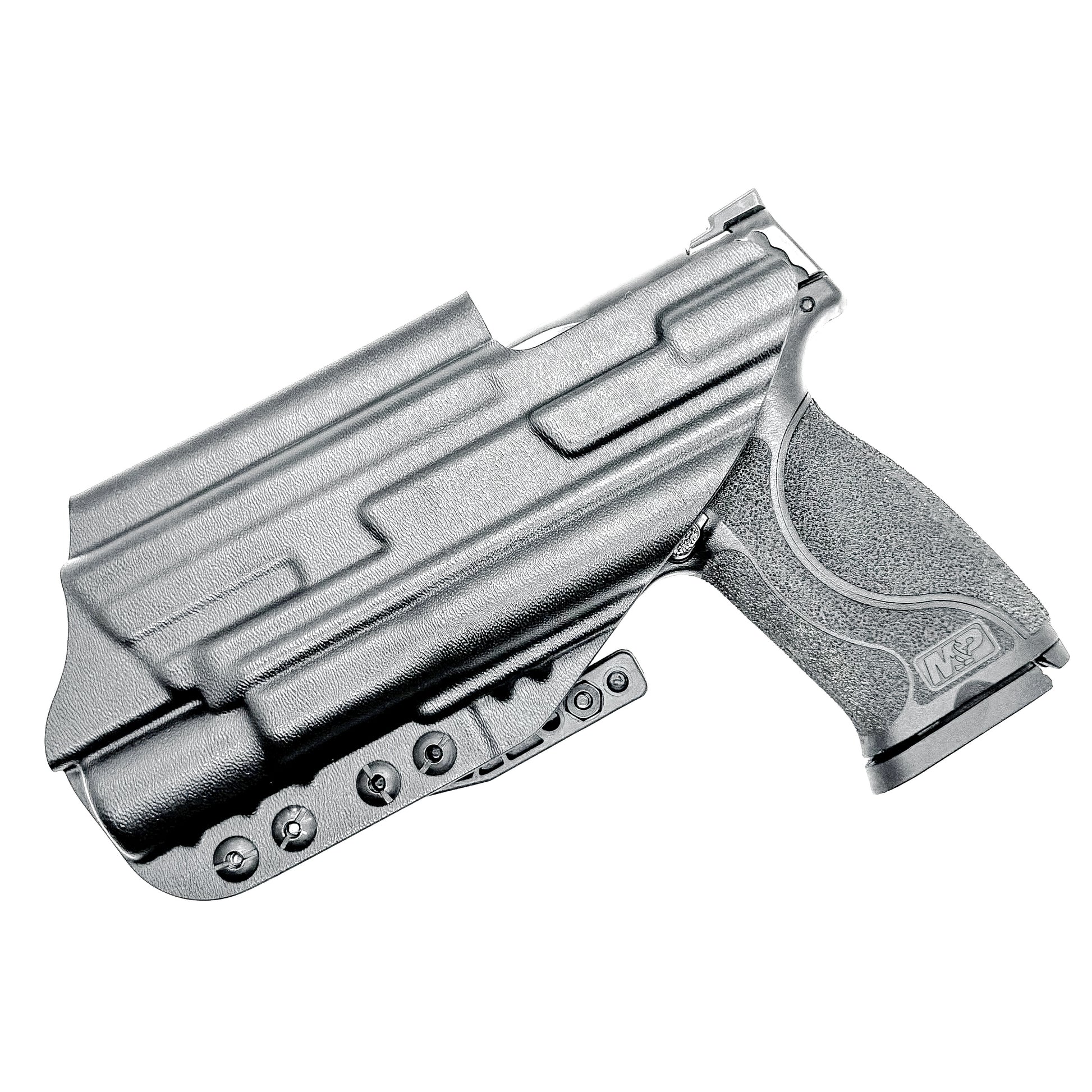 Smith & Wesson M&P 4-4.625 M2.0 & X300U Inside Waistband Holster in black with Monoblock and Modwing