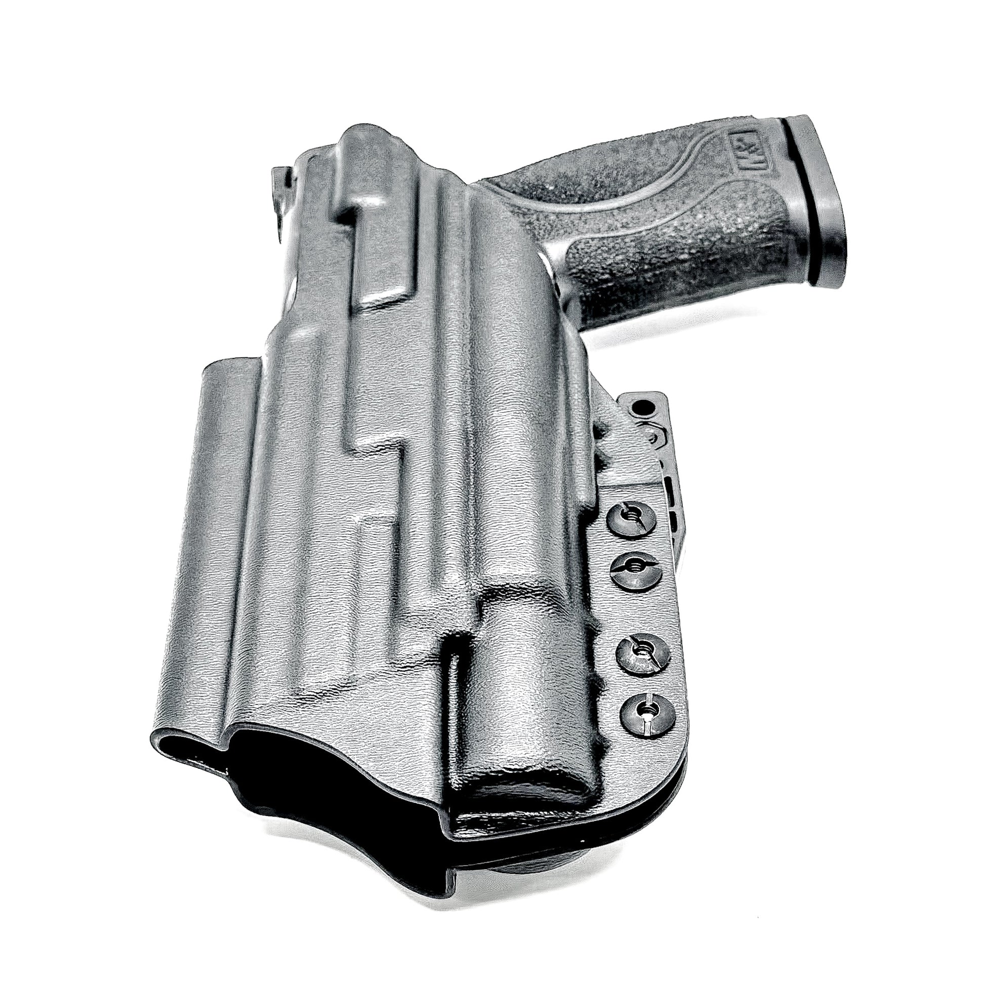 Smith & Wesson M&P 4-4.625 M2.0 & X300U Inside Waistband Holster in black with Monoblock and Modwing