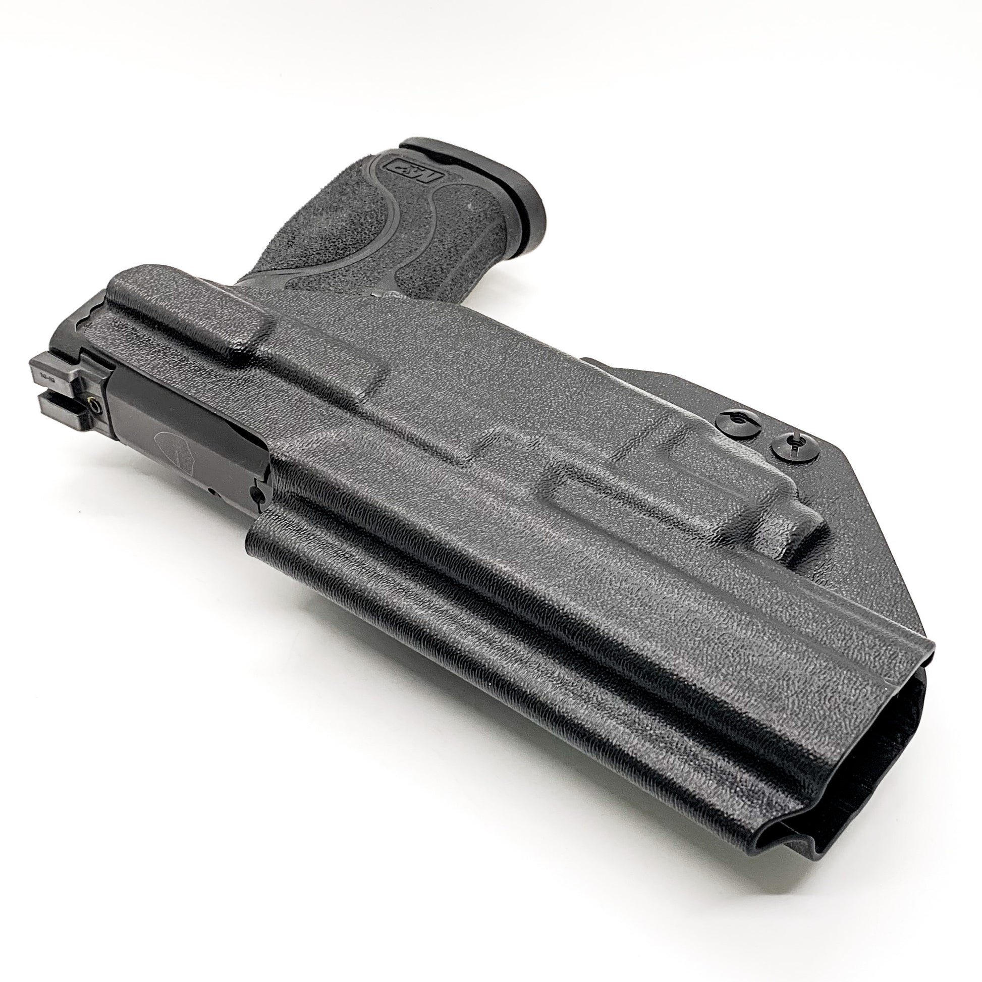 For the best IWB Kydex Inside Waistband Holster for the Smith & Wesson M&P 4" and 4.6" 10MM M2.0 pistol with thumb safety & TLR-8A, shop Four Brothers Holsters.