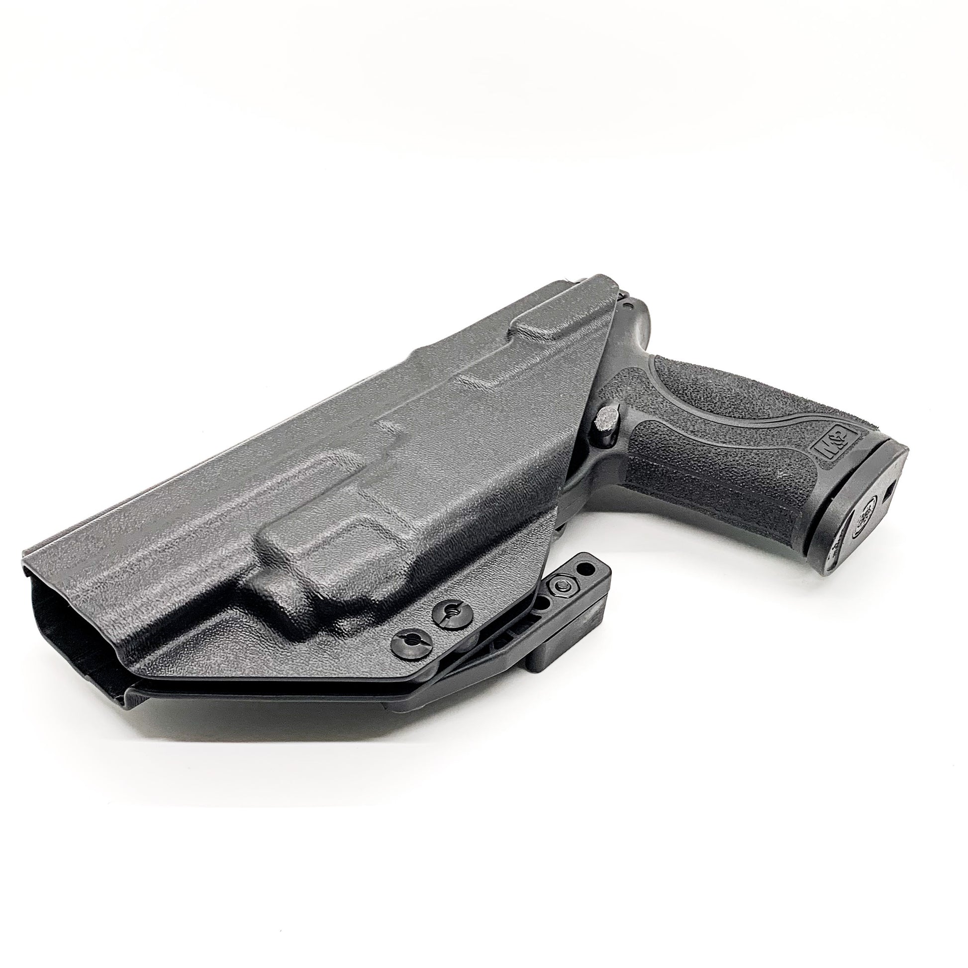 For the best IWB Kydex Inside Waistband Holster for the Smith & Wesson M&P 4" and 4.6" 10MM M2.0 pistol with thumb safety & TLR-8A, shop Four Brothers Holsters.