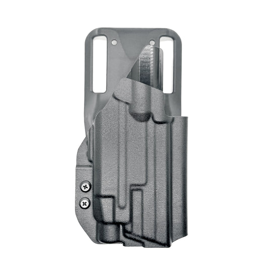 For the best OWB Smith & Wesson M&P 4" 10MM pistol & Streamlight TLR-7 HL-X, X & A Duty & Competition Style Kydex Holster, shop Four Brothers 4BROS Holsters.