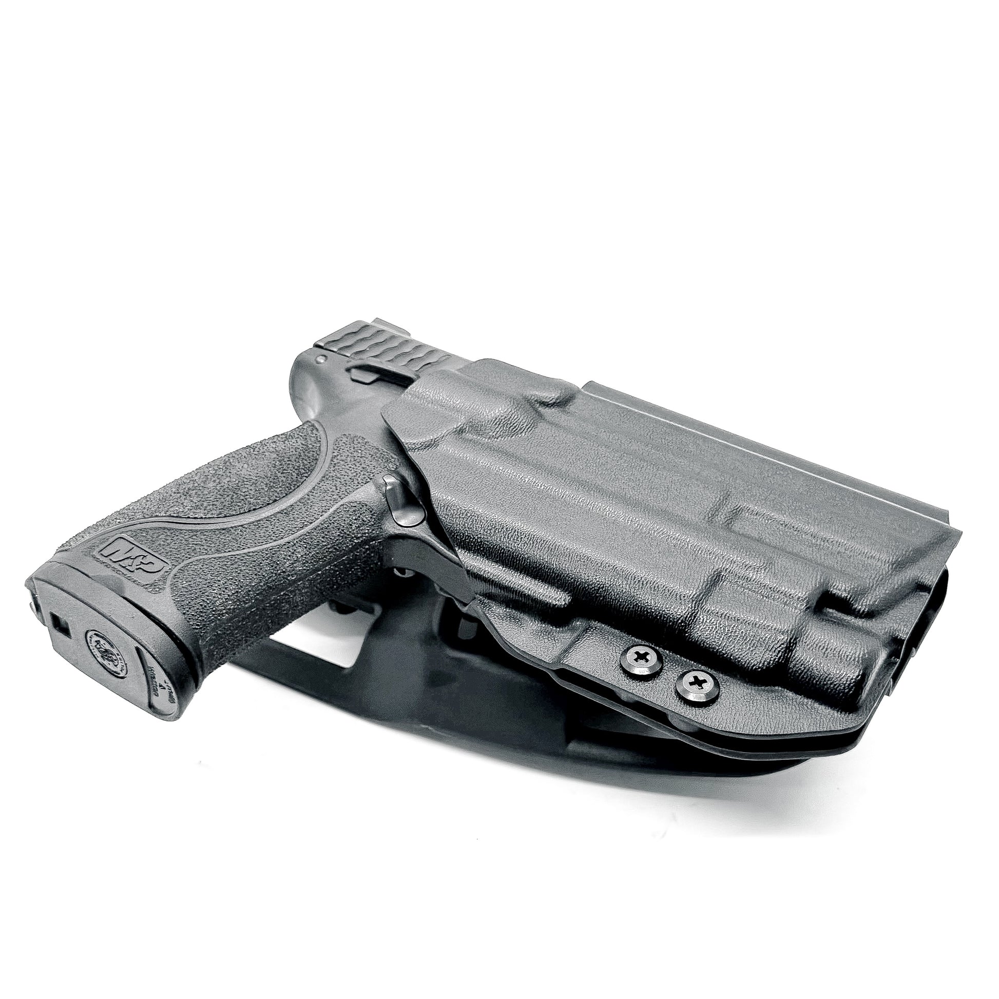 For the best OWB Smith & Wesson M&P 4" 10MM pistol & Streamlight TLR-7 HL-X, X & A Duty & Competition Style Kydex Holster, shop Four Brothers 4BROS Holsters.
