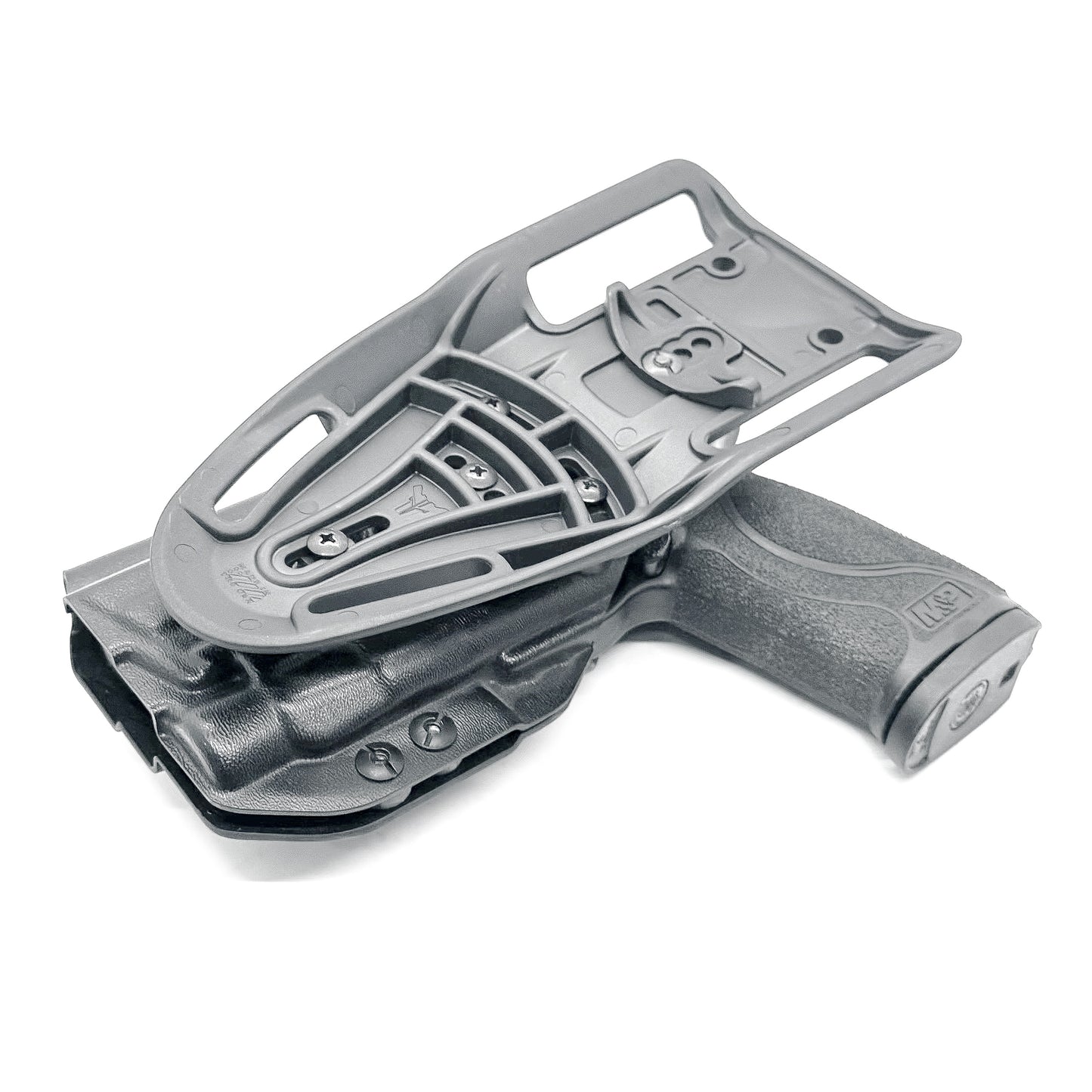 For the best OWB Smith & Wesson M&P 4" 10MM pistol & Streamlight TLR-7 HL-X, X & A Duty & Competition Style Kydex Holster, shop Four Brothers 4BROS Holsters.