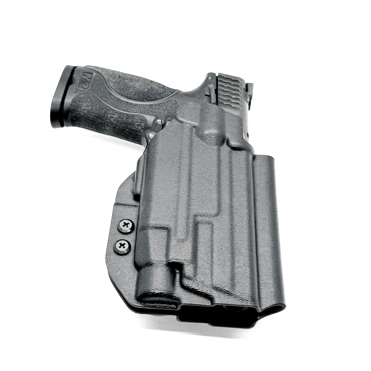 For the best Outside Waistband Holster for the Smith & Wesson M&P 4" 10MM pistol & Streamlight TLR-7 A, X & TLR-7 HL-X from Four Brothers 4BROS holsters.