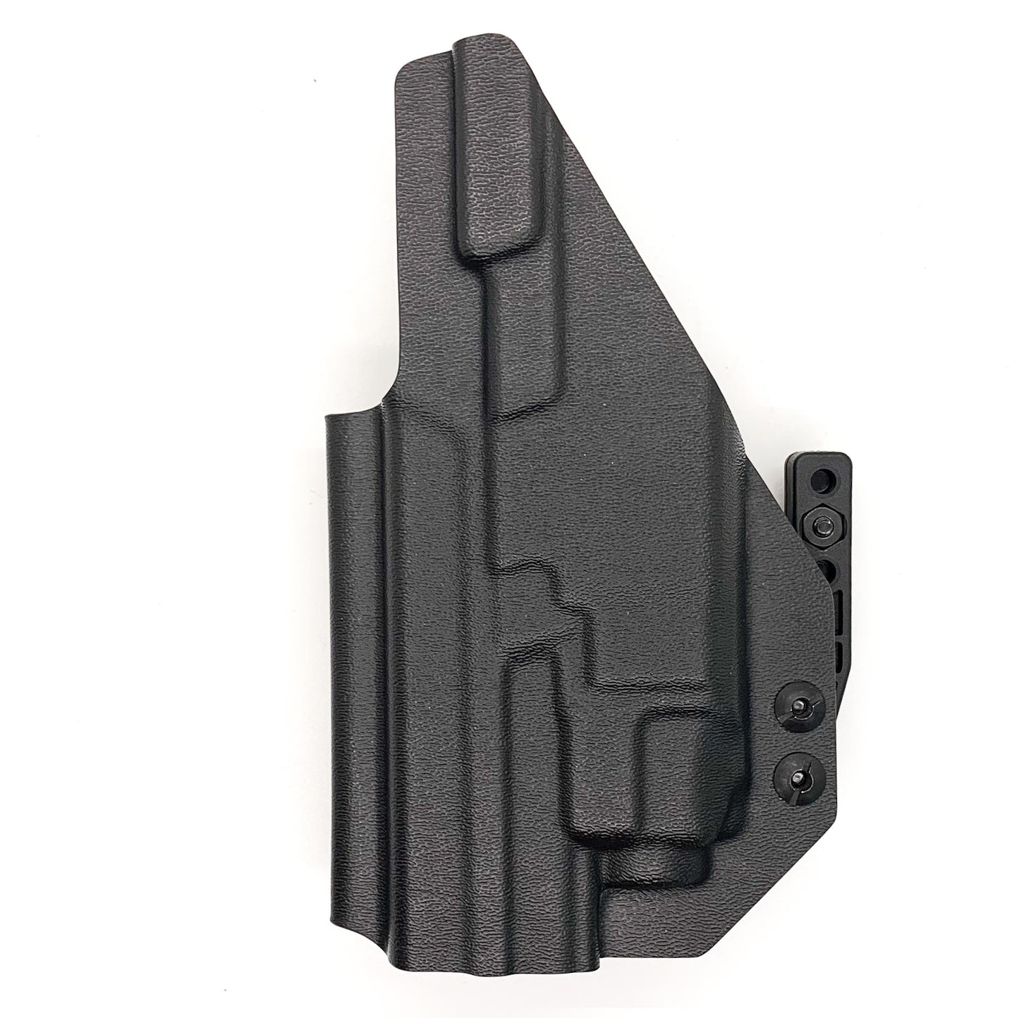 For the best IWB Kydex Inside Waistband Holster for the Smith & Wesson M&P 4" 10MM M2.0 with thumb safety & Streamlight TLR-8A, shop Four Brothers Holsters.
