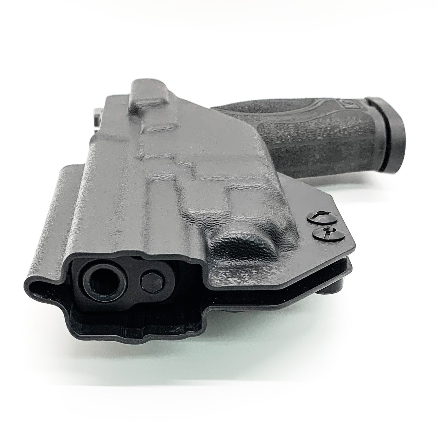 For the best IWB Kydex Inside Waistband Holster for the Smith & Wesson M&P 4" 10MM M2.0 with thumb safety & Streamlight TLR-8A, shop Four Brothers Holsters.