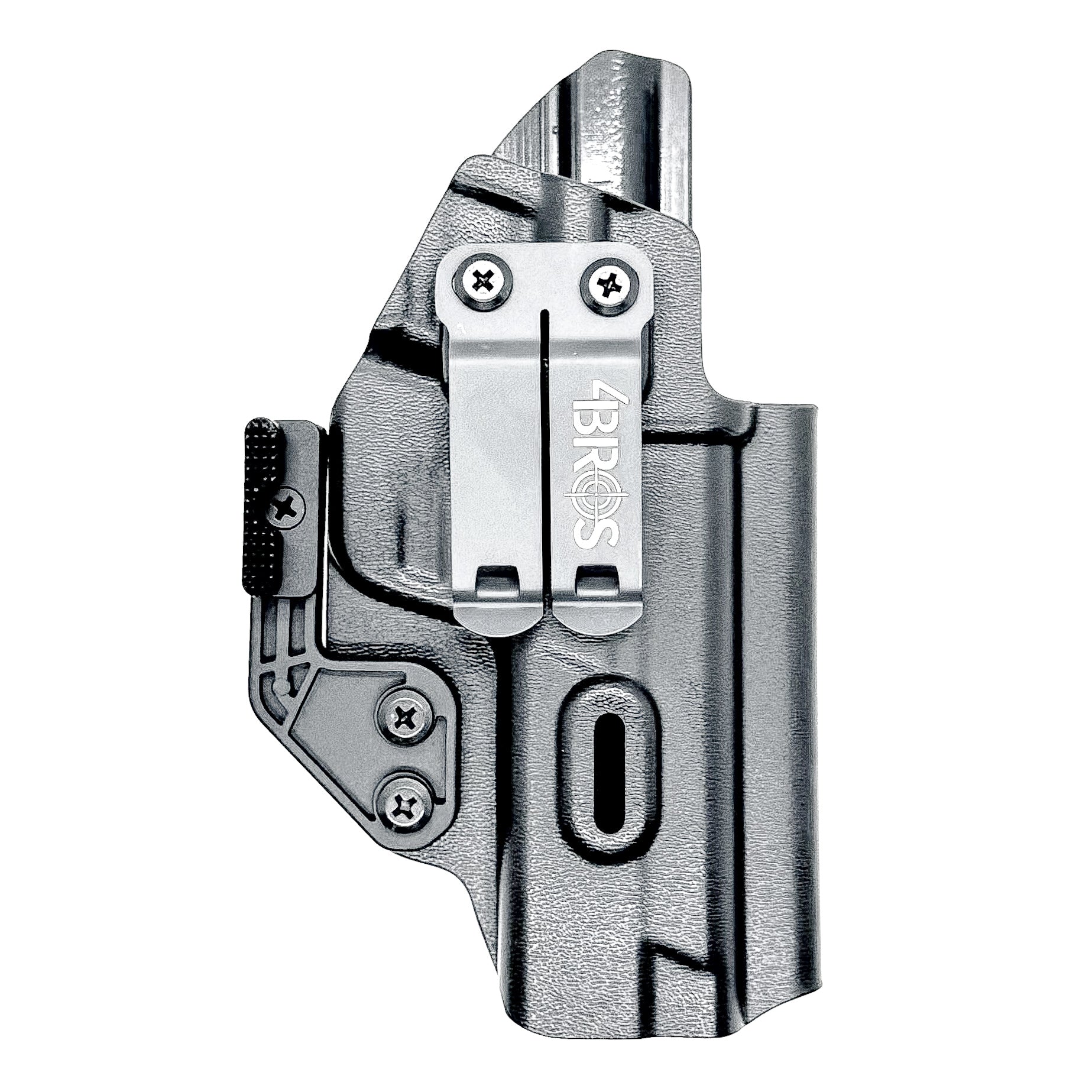 Smith & Wesson M&P 4" & 4.6" 10MM M2.0 IWB Holster from Four Brothers in black with Monoblock and Modwing