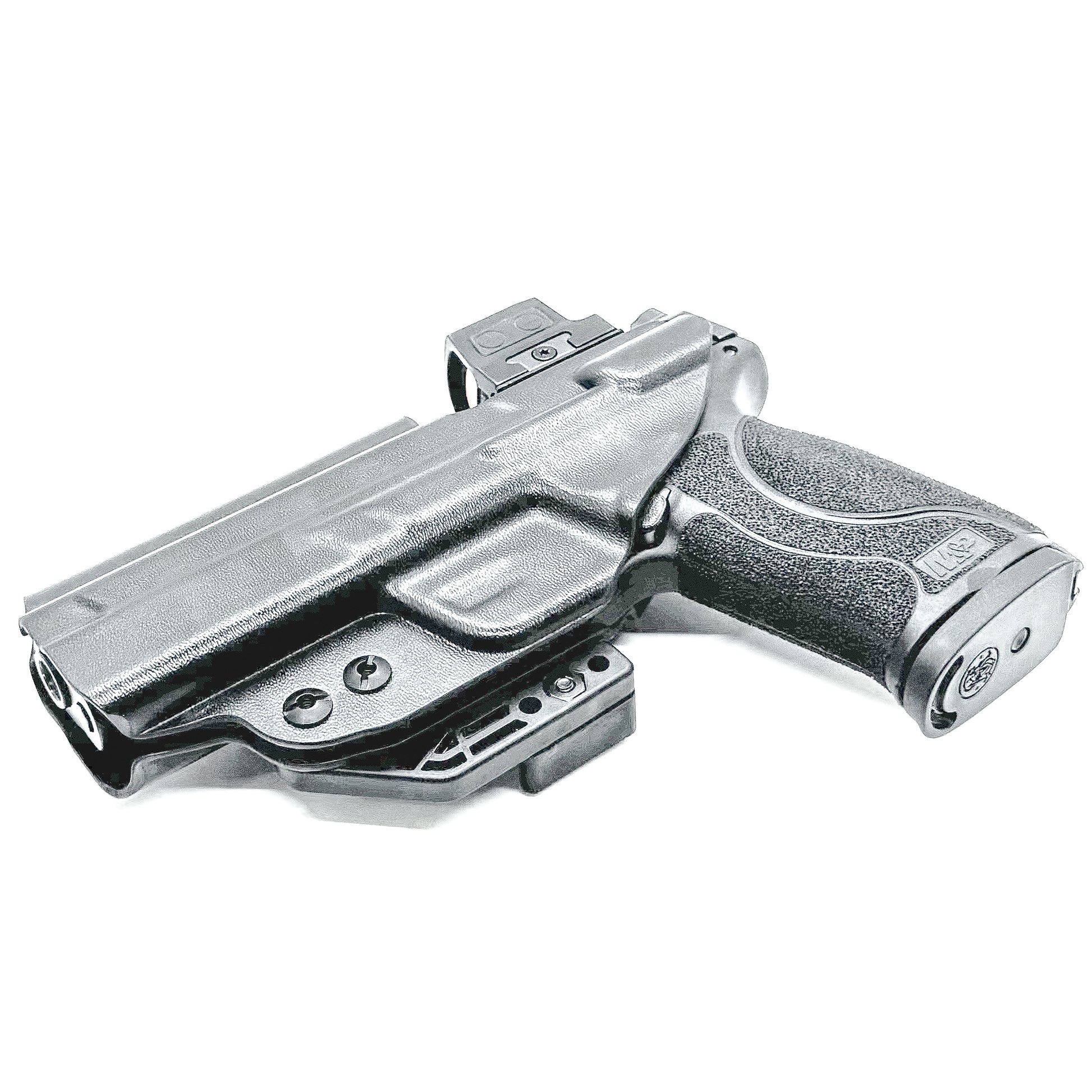 Smith & Wesson M&P 4" & 4.6" 10MM M2.0 IWB Holster from Four Brothers in black with Monoblock and Modwing