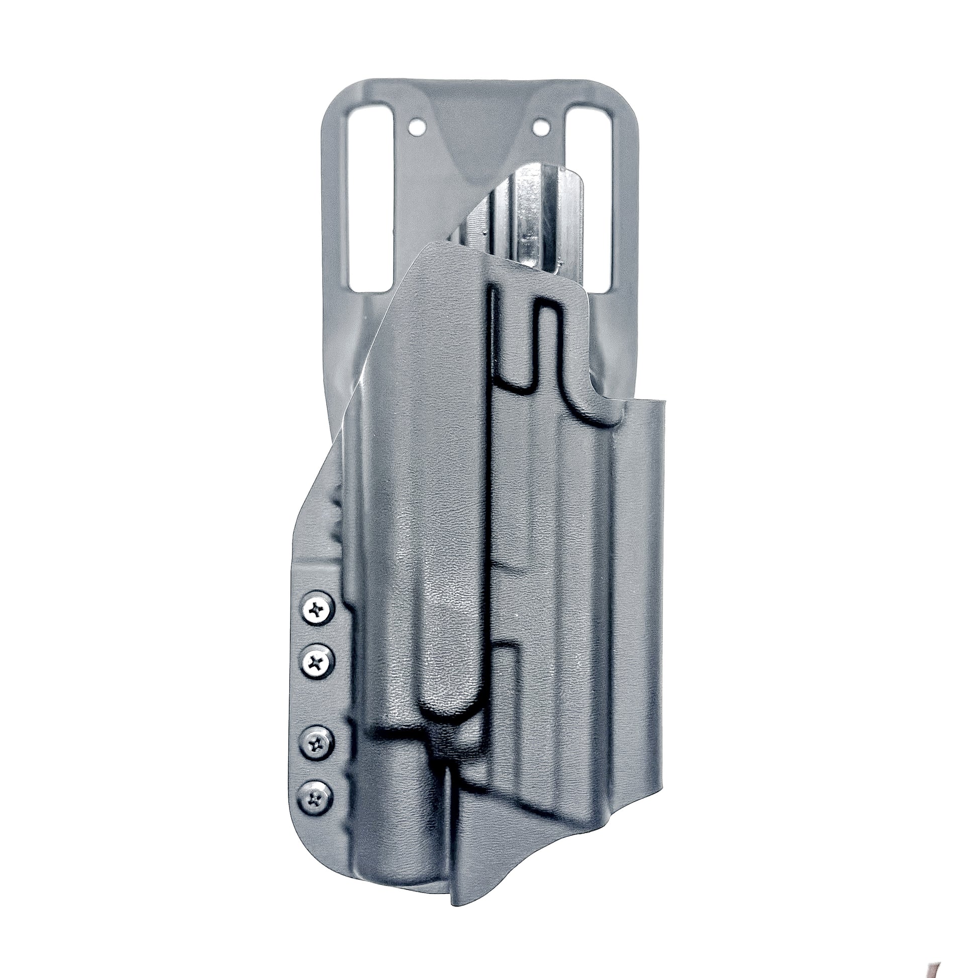 Smith & Wesson M&P 4 & 4.6 10MM M2.0 & X300U Duty & Competition Holster in black with Duty Drop attachment.