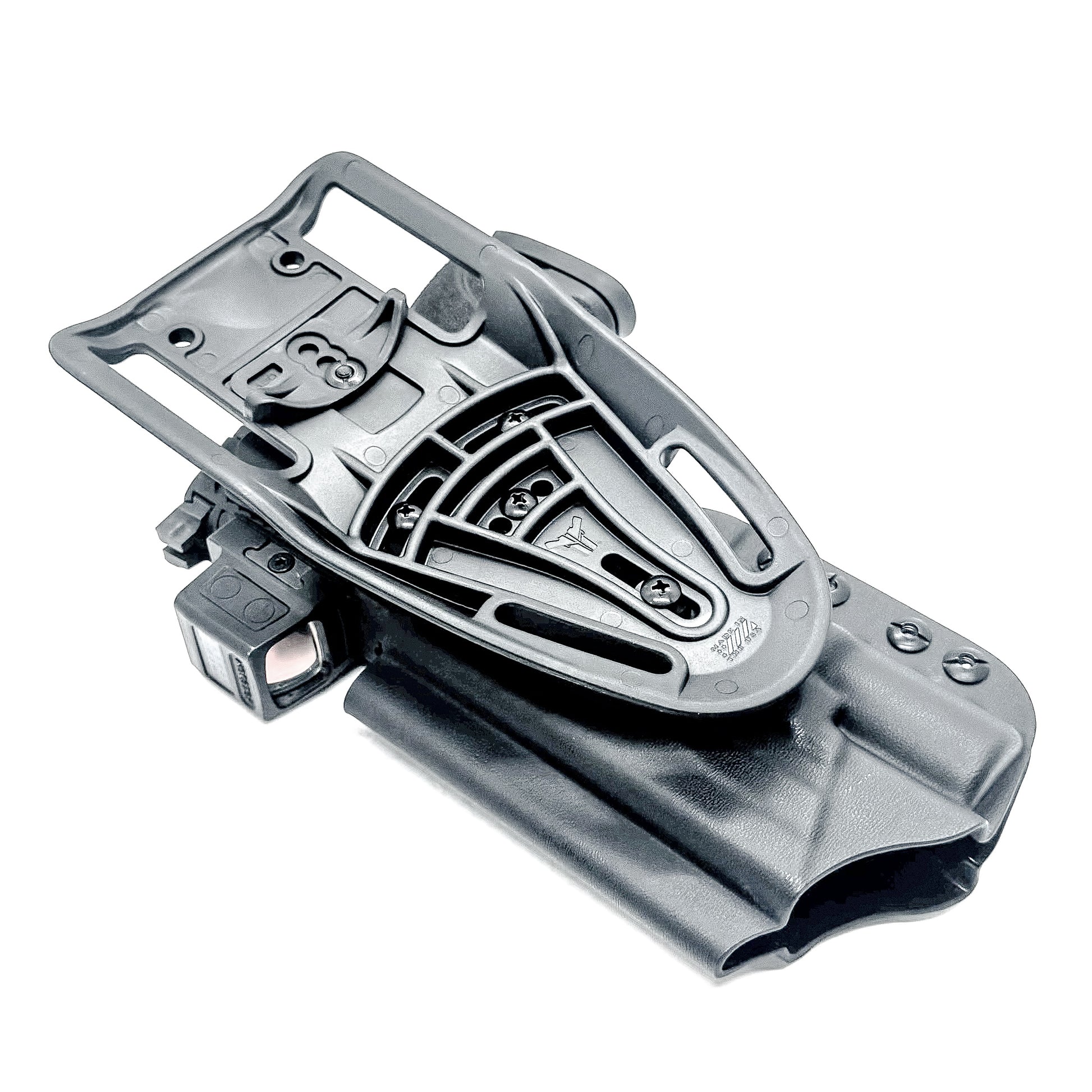 Smith & Wesson M&P 4 & 4.6 10MM M2.0 & X300U Duty & Competition Holster in black with Duty Drop attachment.