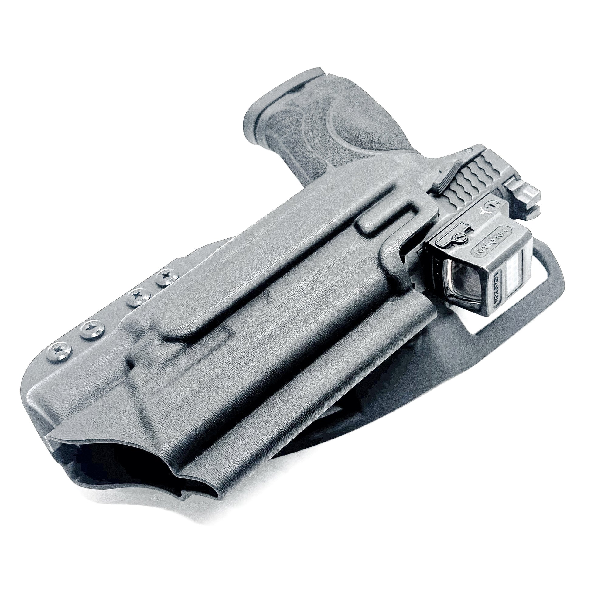 Smith & Wesson M&P 4 & 4.6 10MM M2.0 & X300U Duty & Competition Holster in black with Duty Drop attachment.
