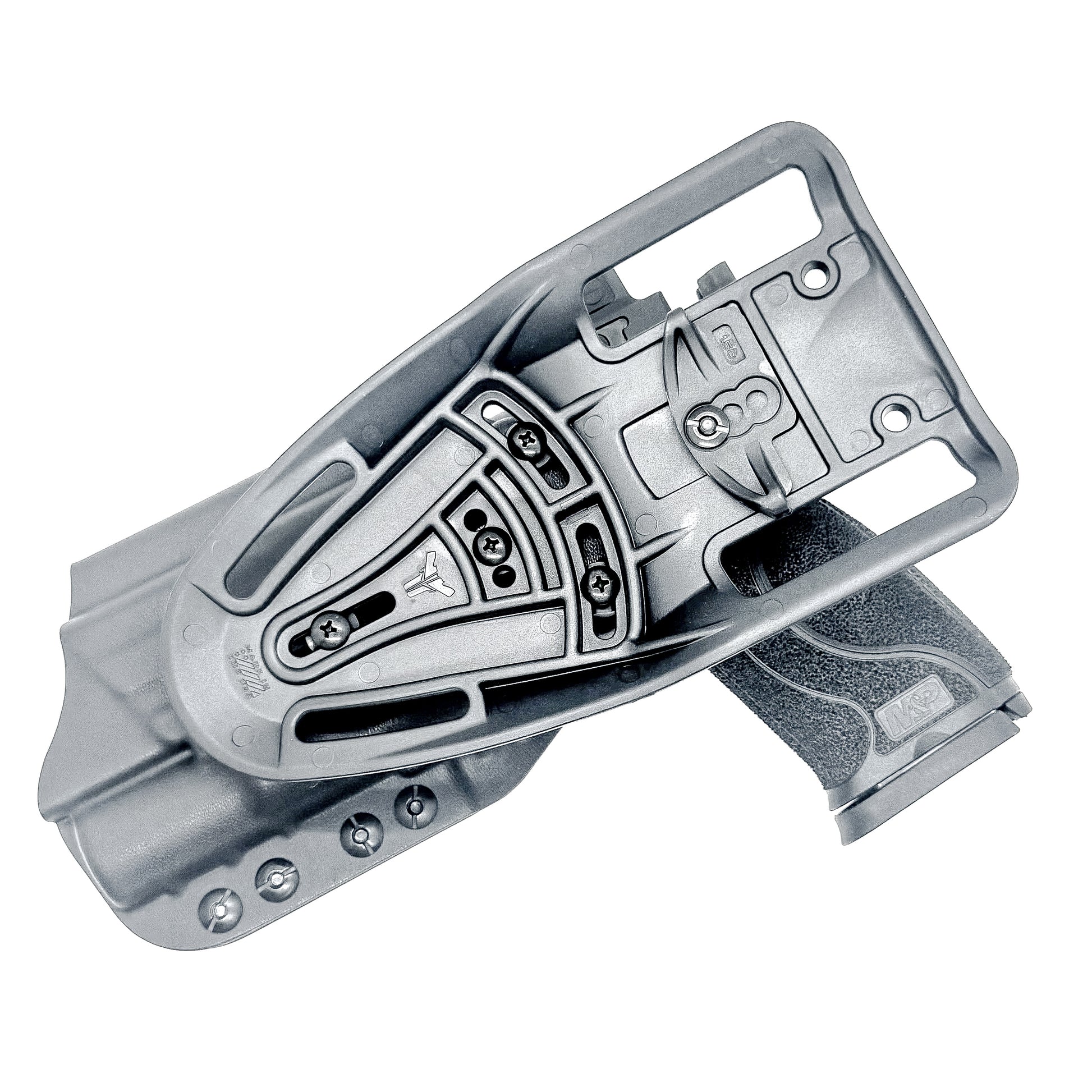 Smith & Wesson M&P 4 & 4.6 10MM M2.0 & X300U Duty & Competition Holster in black with Duty Drop attachment.