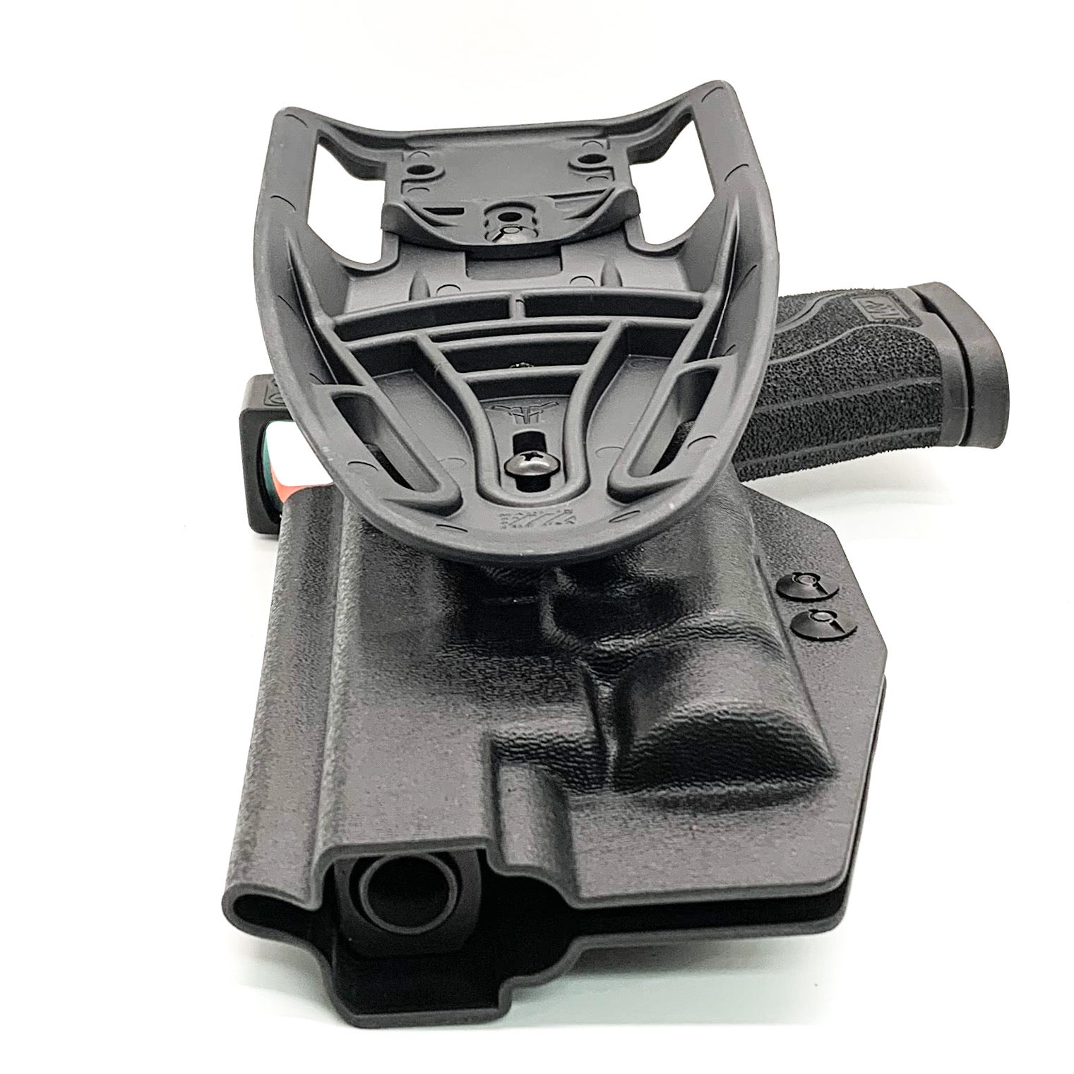 For the best OWB S&W Performance Center M&P M2.0 5.6" 10MM with thumb safety & Streamlight TLR-1 HL Duty & Competition Holster, shop Four Brothers Holsters.