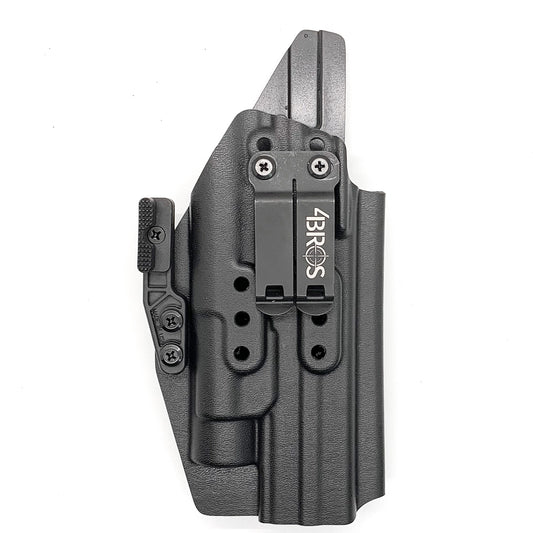 For the Best IWB AIWB Holster for the Smith and Wesson M&P 5.6" Performance Center 10MM M2.0 pistol with thumb safety & TLR-1, shop Four Brothers Holsters.