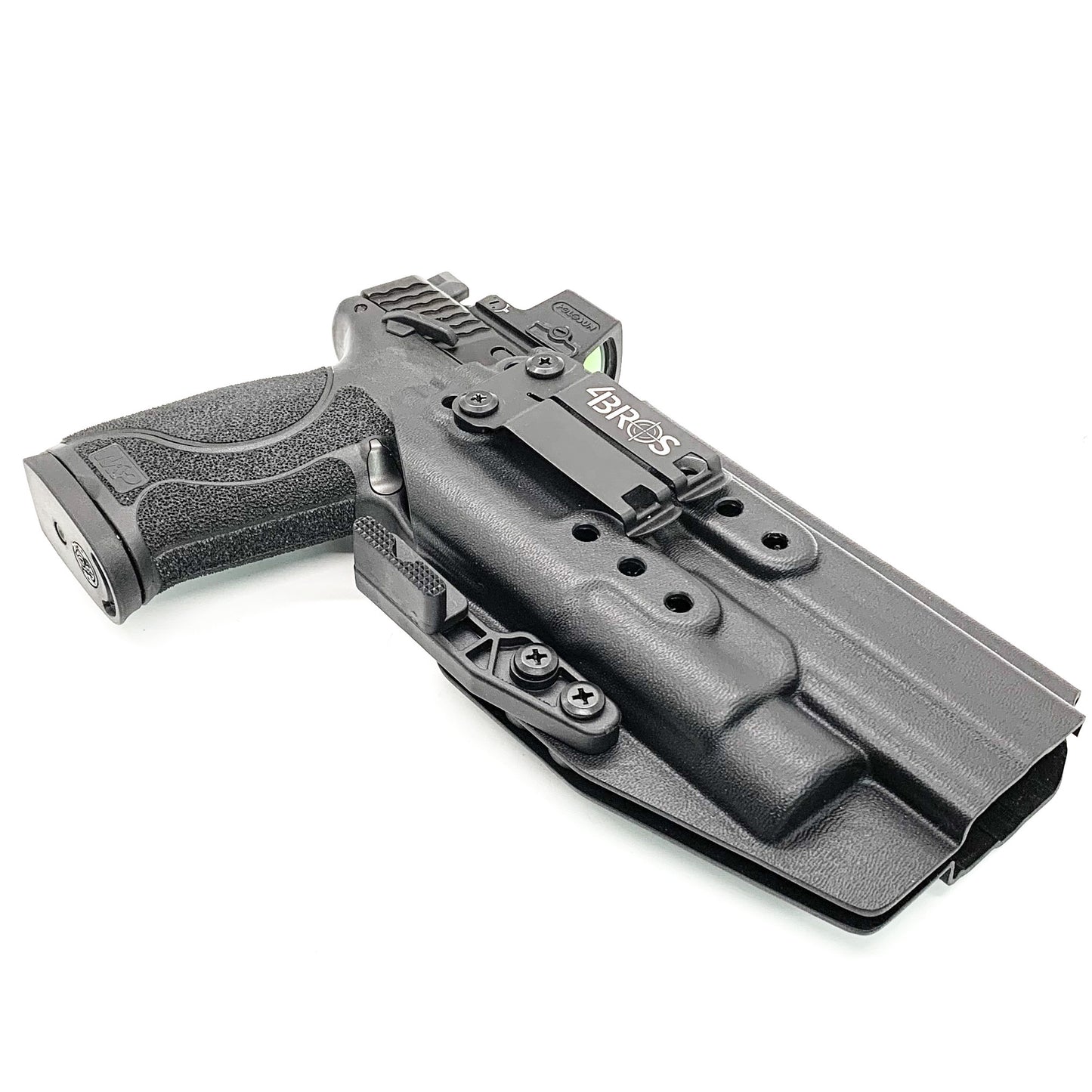 For the Best IWB AIWB Holster for the Smith and Wesson M&P 5.6" Performance Center 10MM M2.0 pistol with thumb safety & TLR-1, shop Four Brothers Holsters.