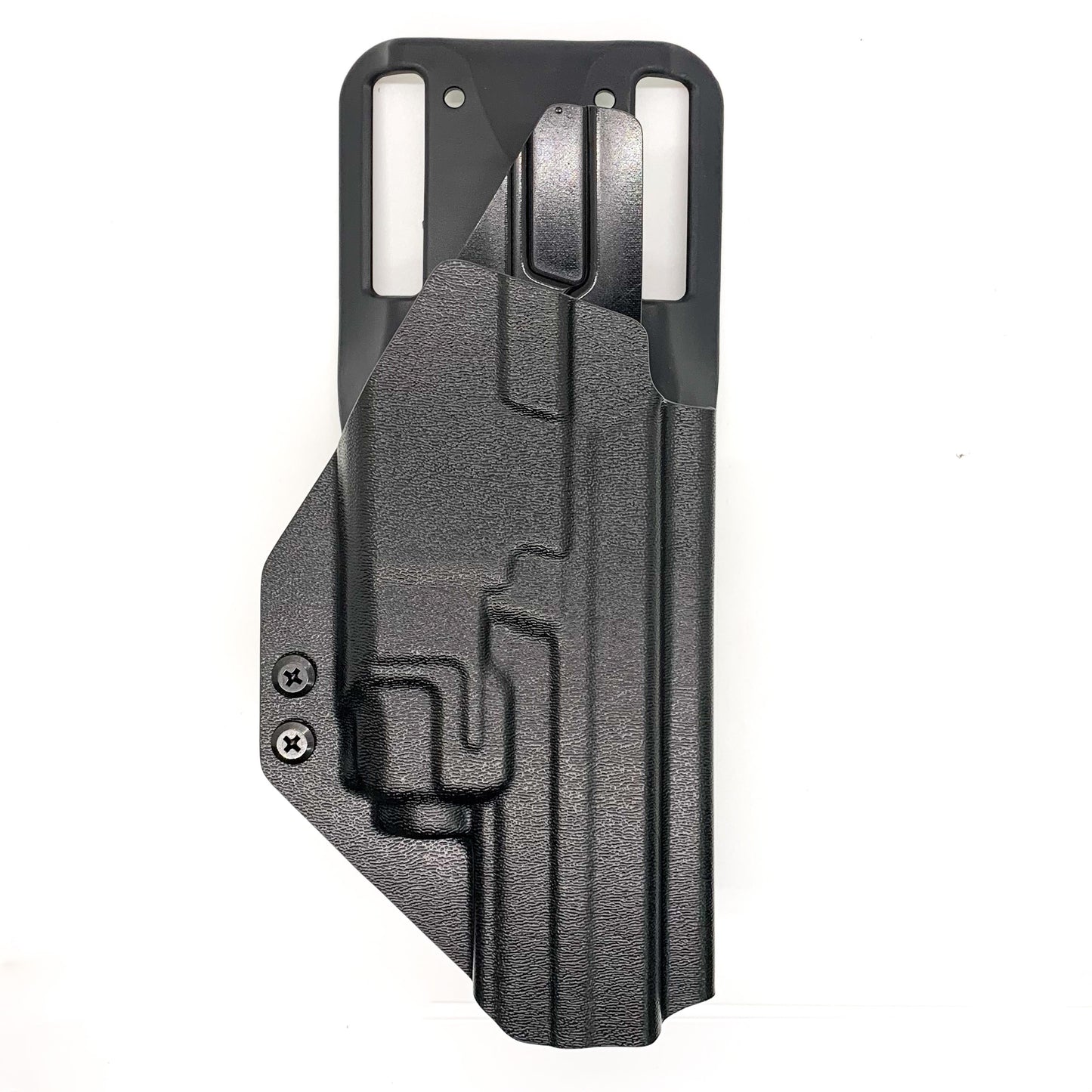 For the best Duty & Competition holster for the Smith & Wesson Performance Center M&P M2.0 5.6" 10MM with thumb safety & TLR-8A shop Four Brothers Holsters.