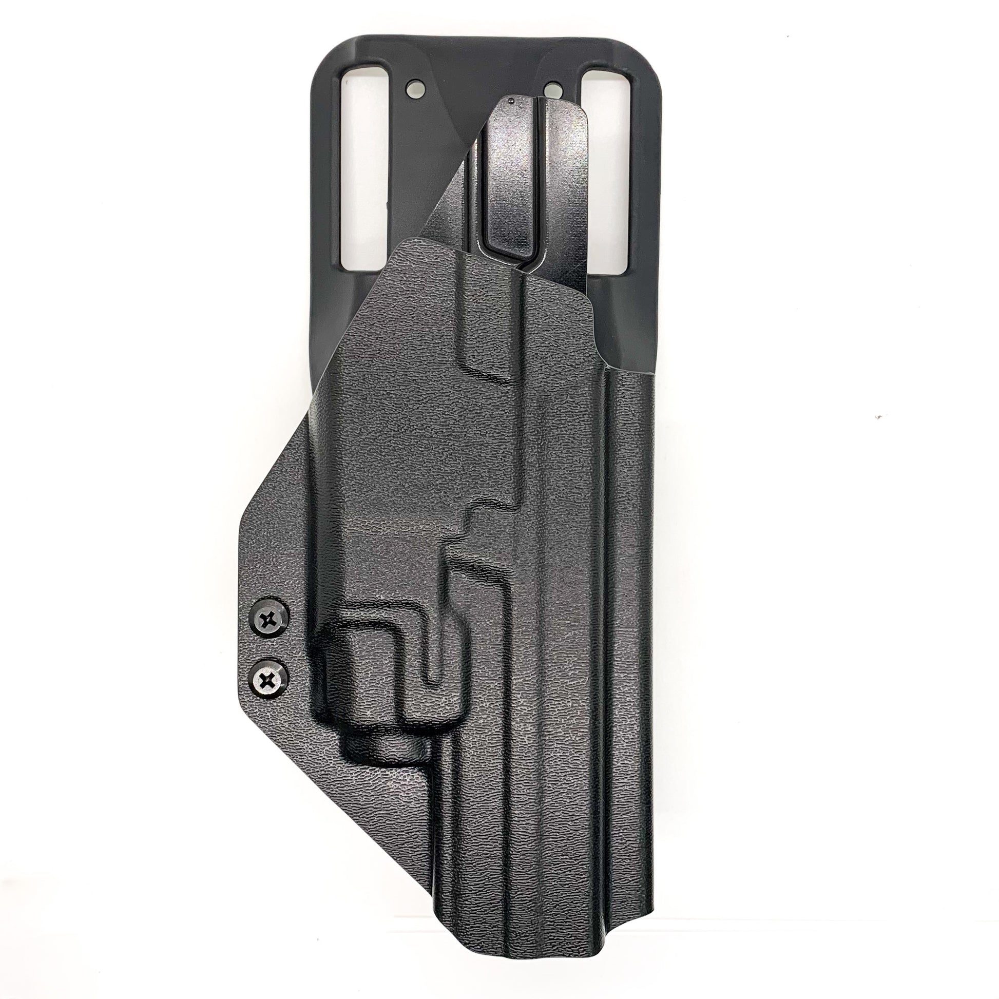 For the best Duty & Competition holster for the Smith & Wesson Performance Center M&P M2.0 5.6" 10MM with thumb safety & TLR-8A shop Four Brothers Holsters.