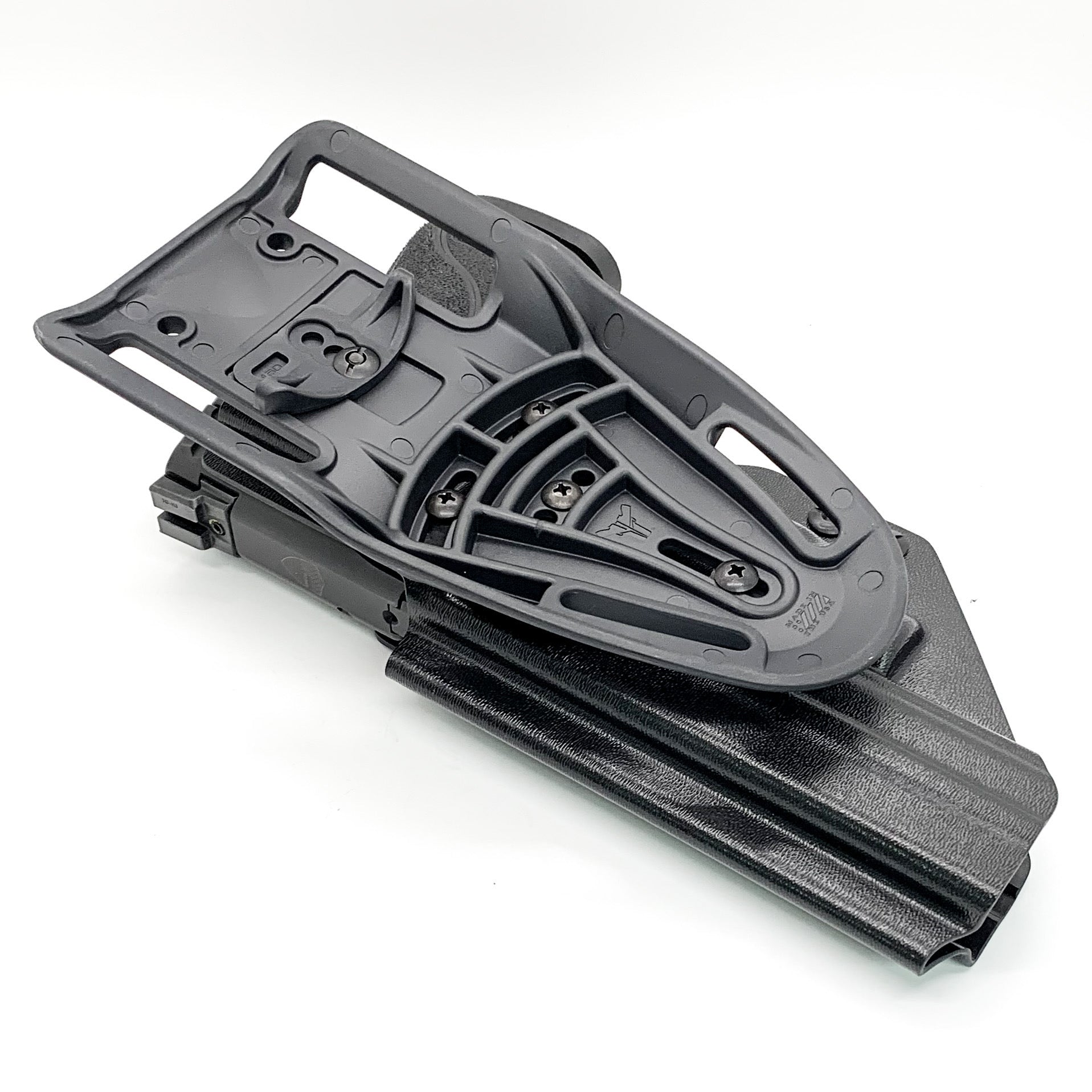 For the best Duty & Competition holster for the Smith & Wesson Performance Center M&P M2.0 5.6" 10MM with thumb safety & TLR-8A shop Four Brothers Holsters.