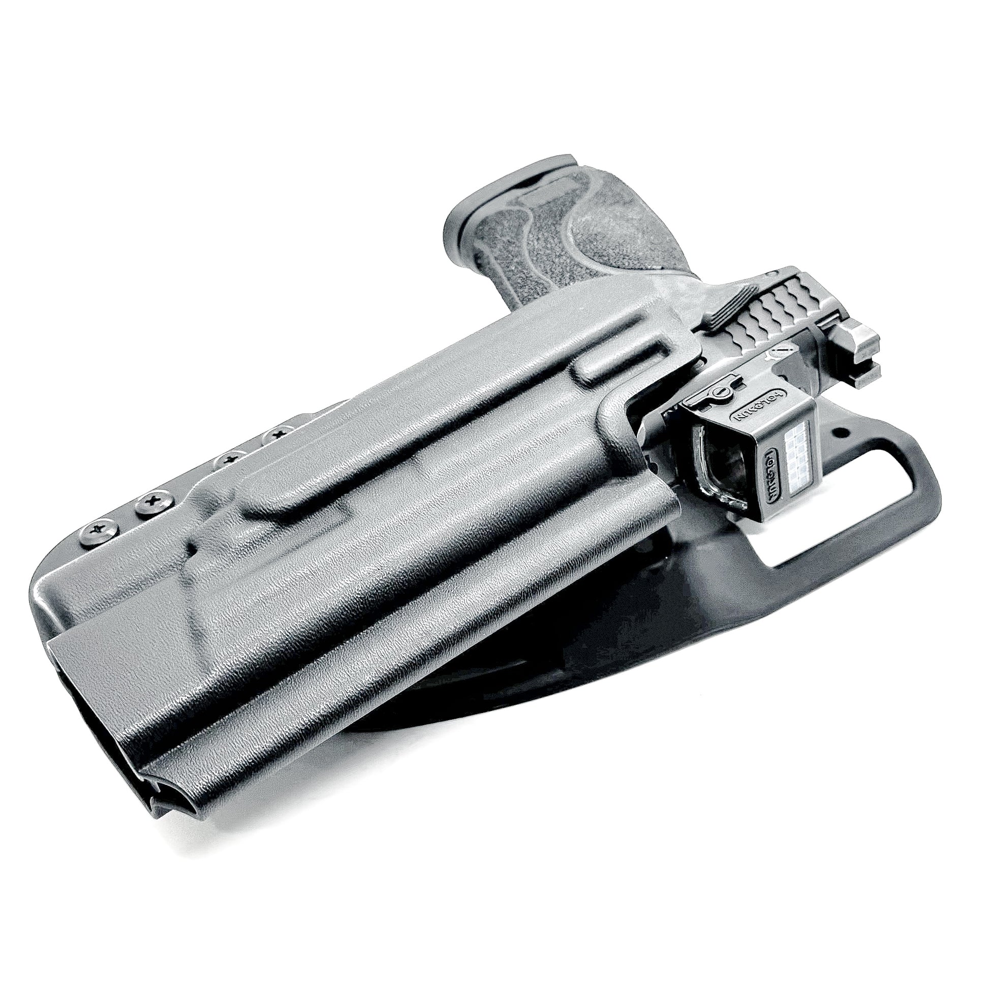 Duty & Competition Holster in black with a duty drop for the Smith & Wesson M&P 5.6 10MM M2.0 & X300U