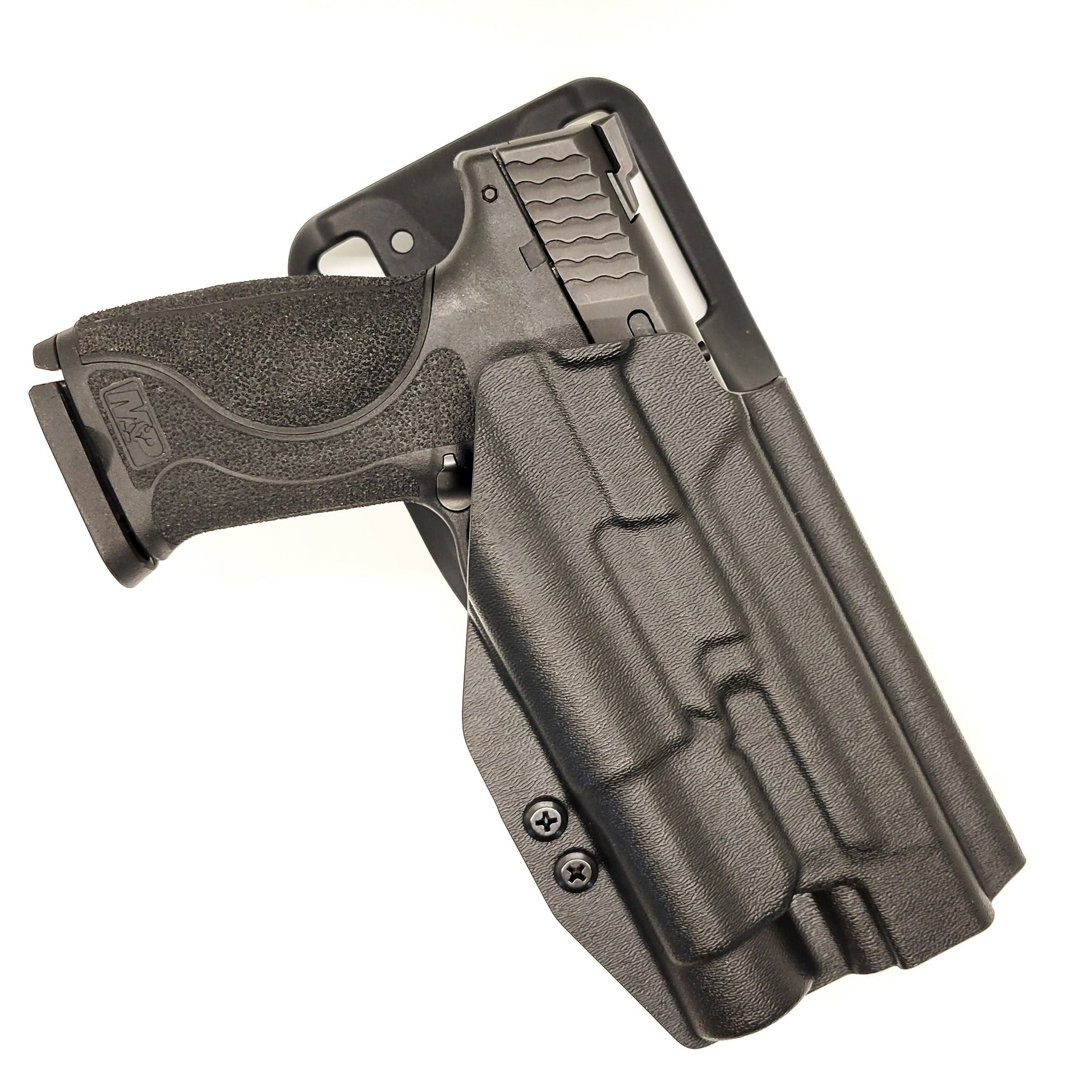For the best OWB Smith & Wesson M&P 9mm M2.0 pistol with thumb safety & Streamlight TLR-1 or TLR-1 HL Duty & Competition Holster, shop Four Brothers Holsters.
